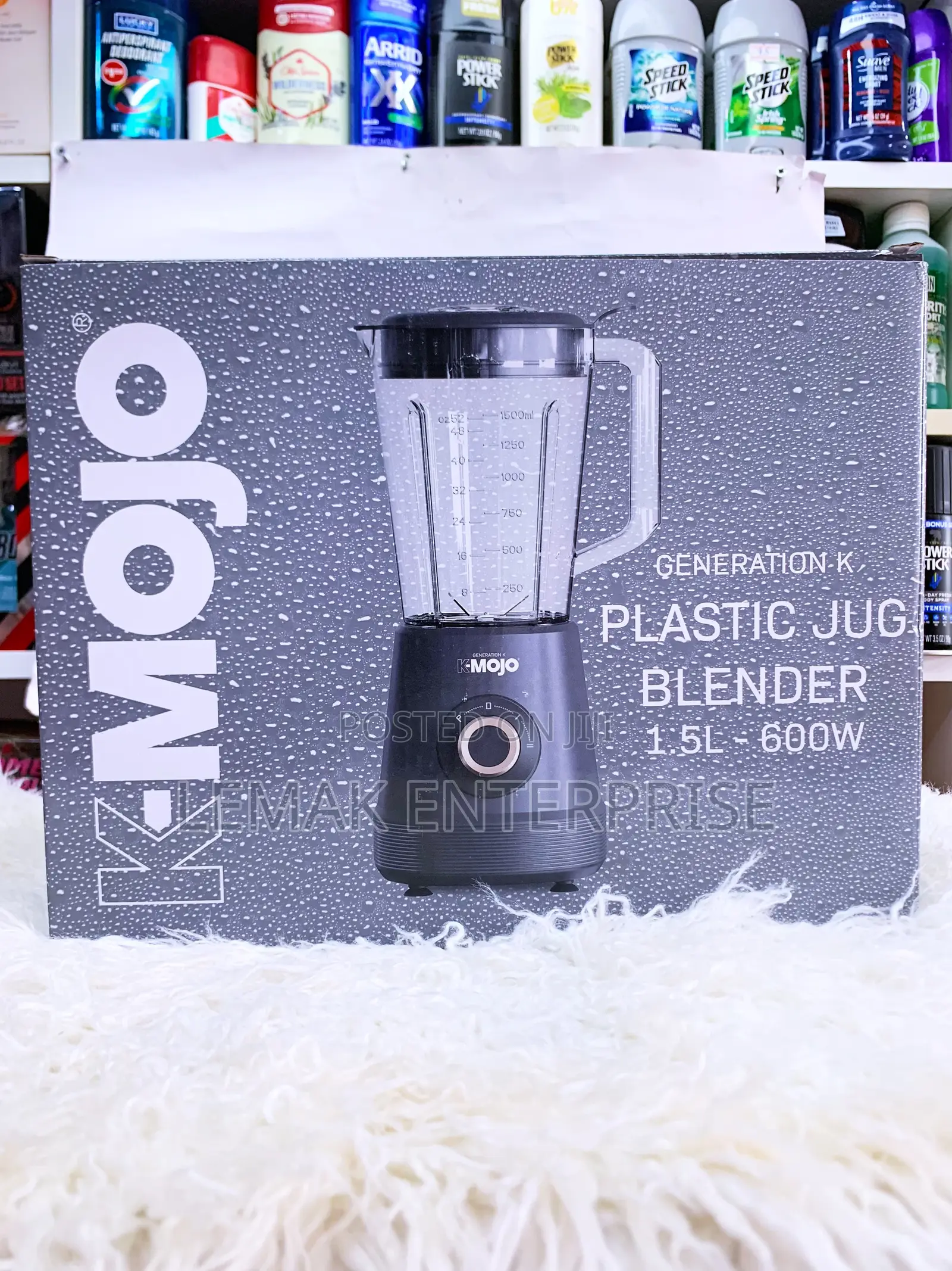 K-Mojo Generation K Plastic Jug Blender 1.5l 600w Countertop Blender