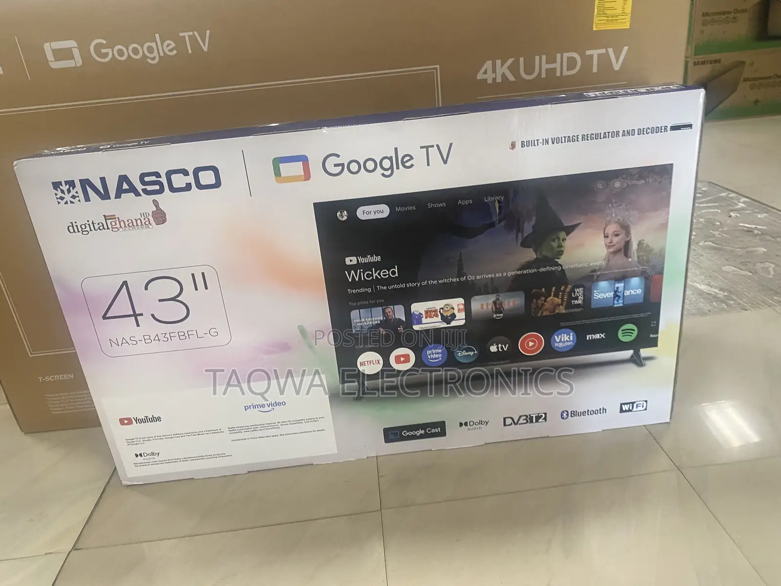 Cinematic Nasco 43 Inch Smart Google Tv