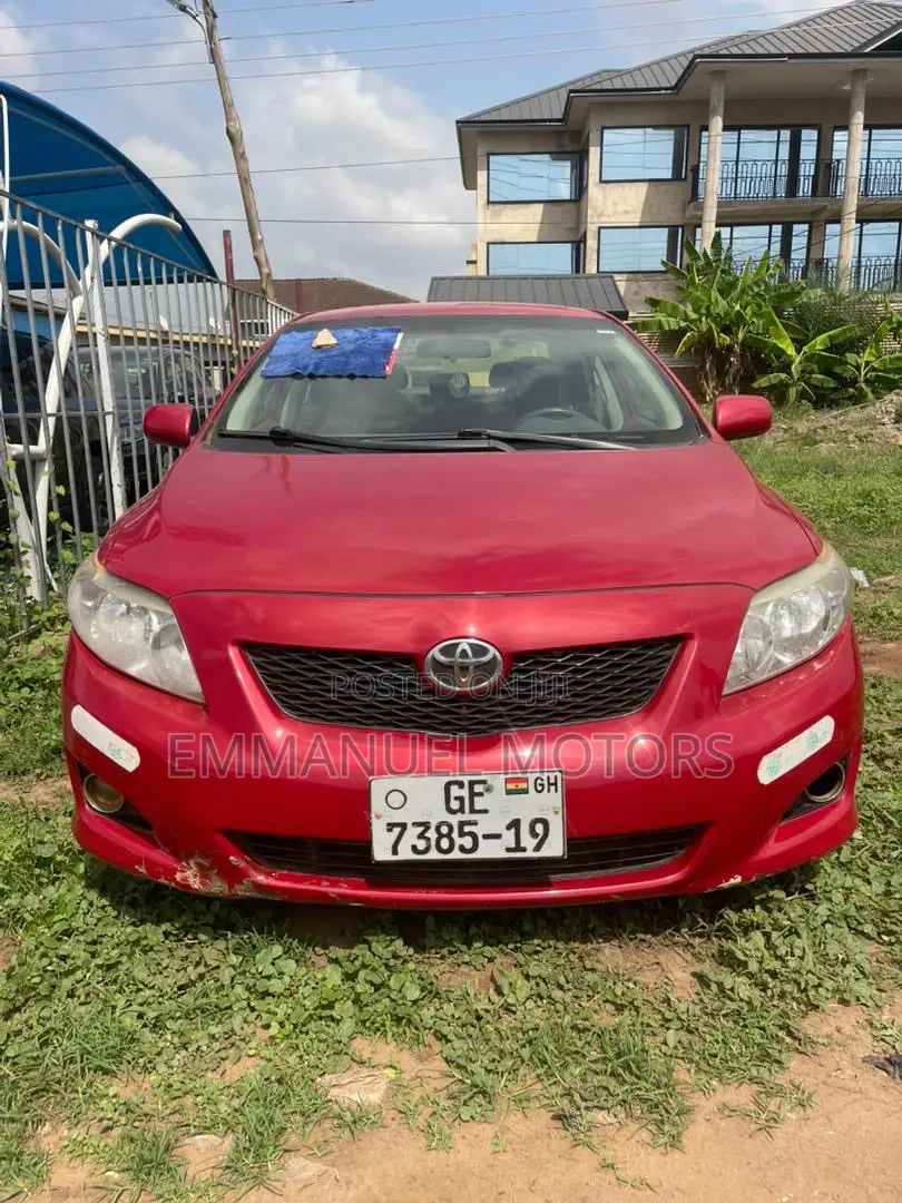 Toyota Corolla 2009 Red