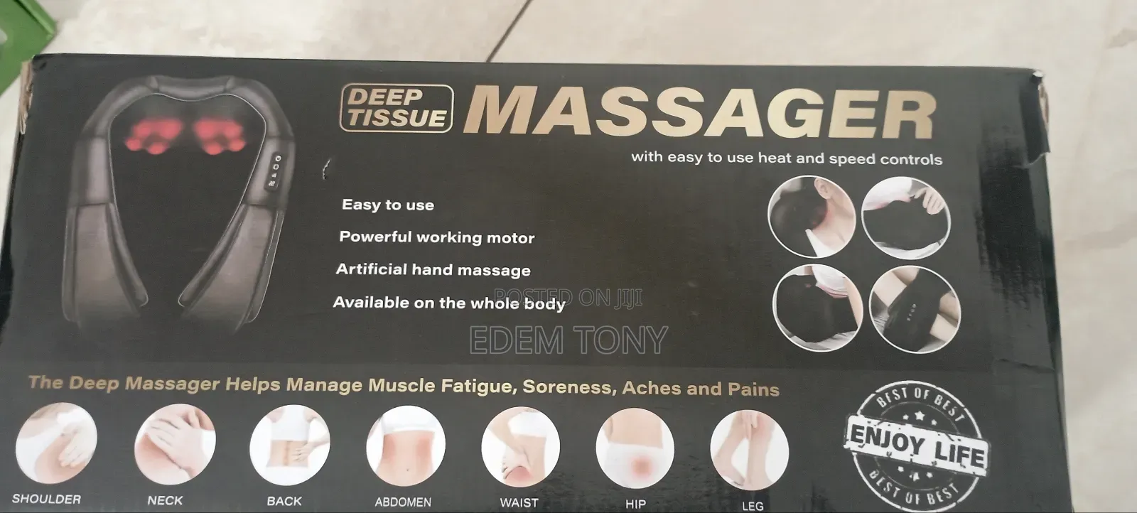 7 in 1 Neck, Back, Waist and Feet Tissue Massager.