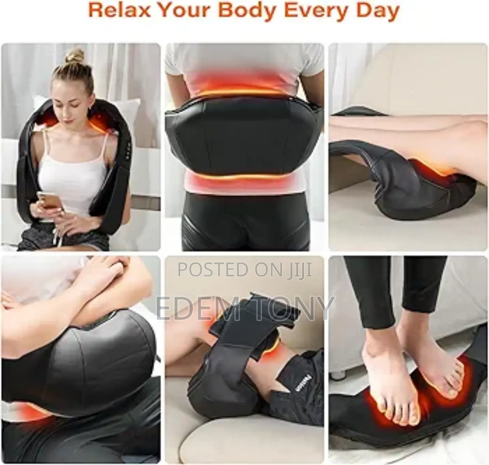 7 in 1 Neck, Back, Waist and Feet Tissue Massager.