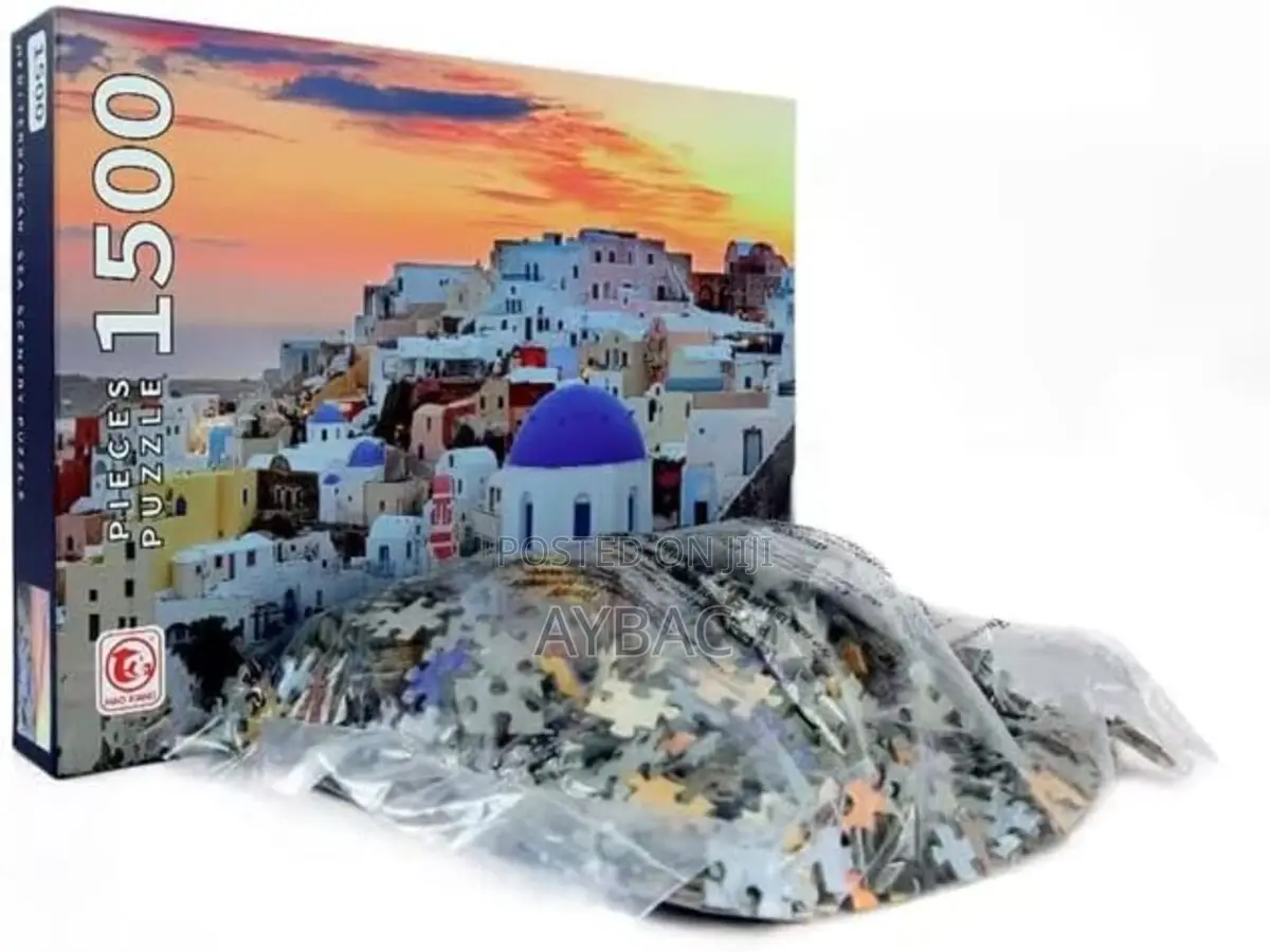 Trefl Santorini Greece Jigsaw Puzzle – 1500 Pieces Jigsaw Puzzle