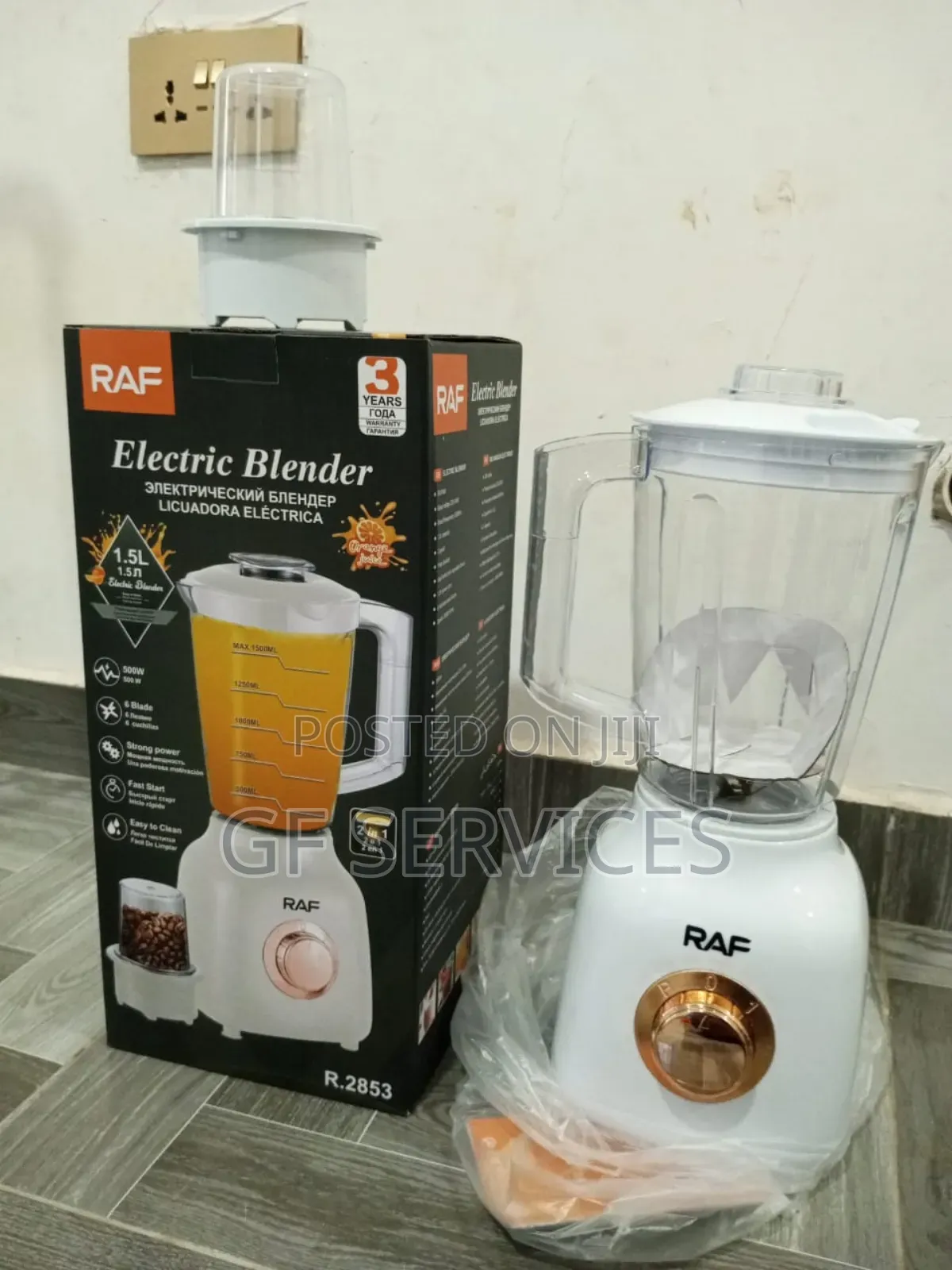 Raf 2 In 1 Electric Blender