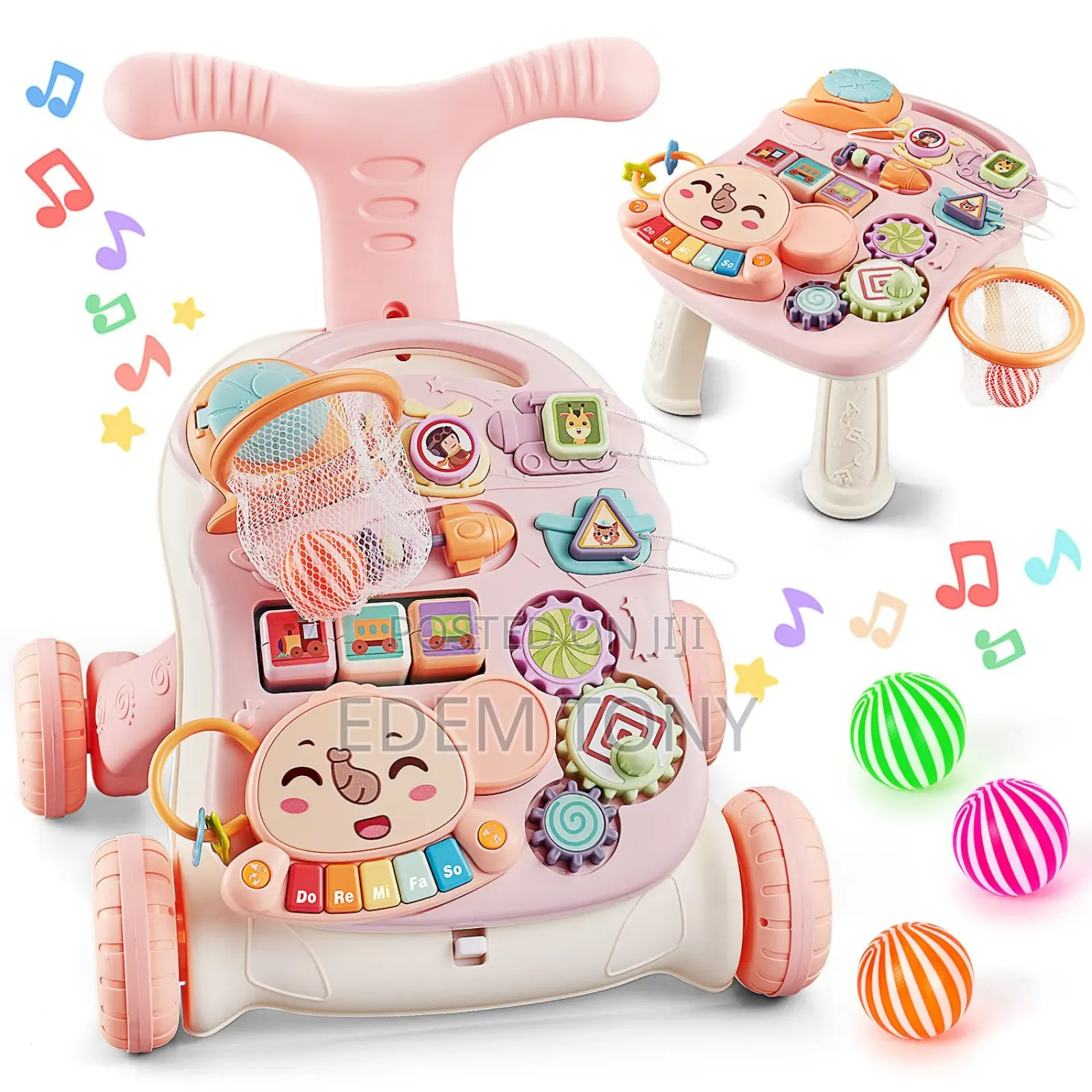 5 In1 Baby Musical Stroller Play Table