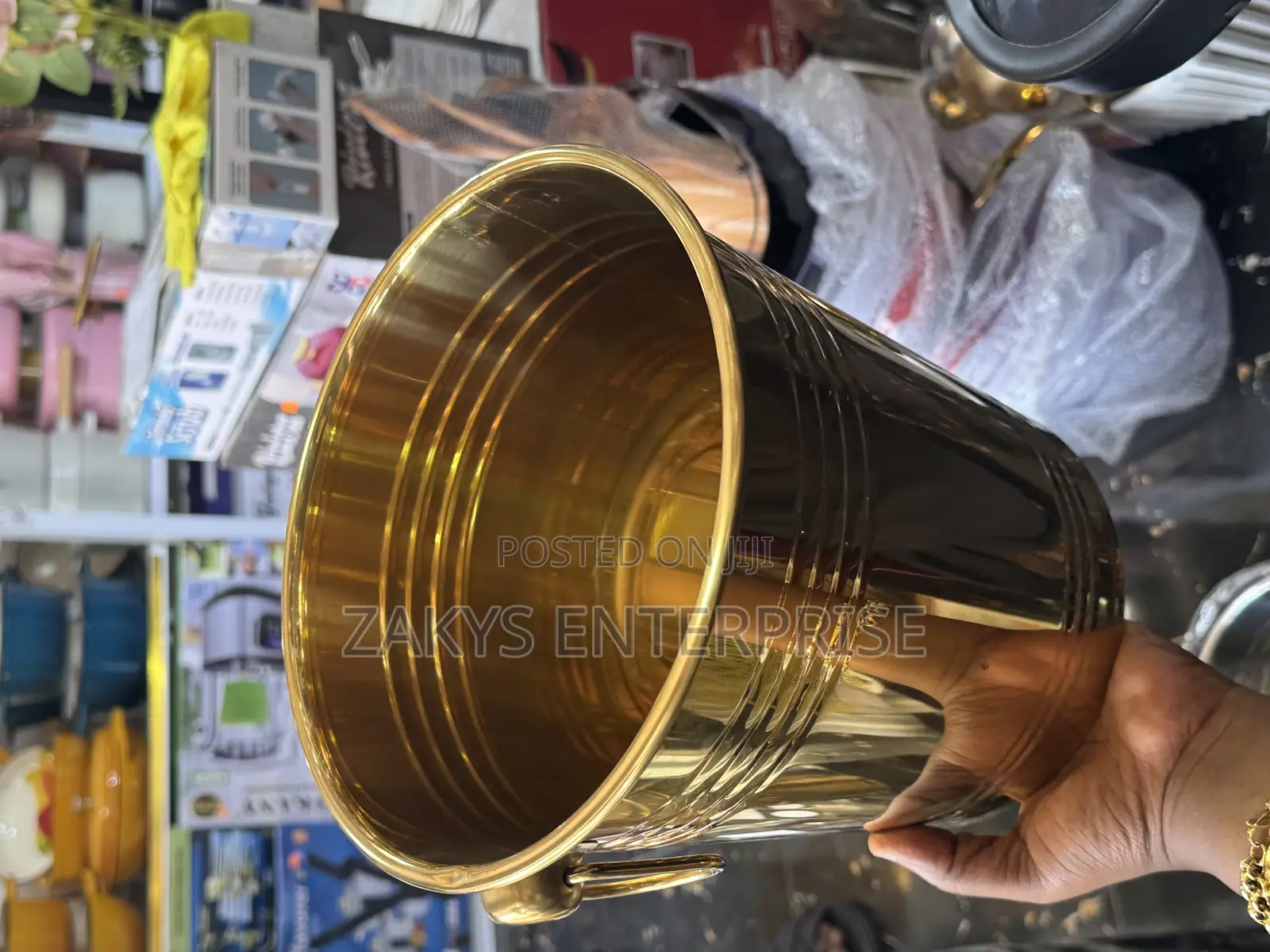 Golden Ice Bucket