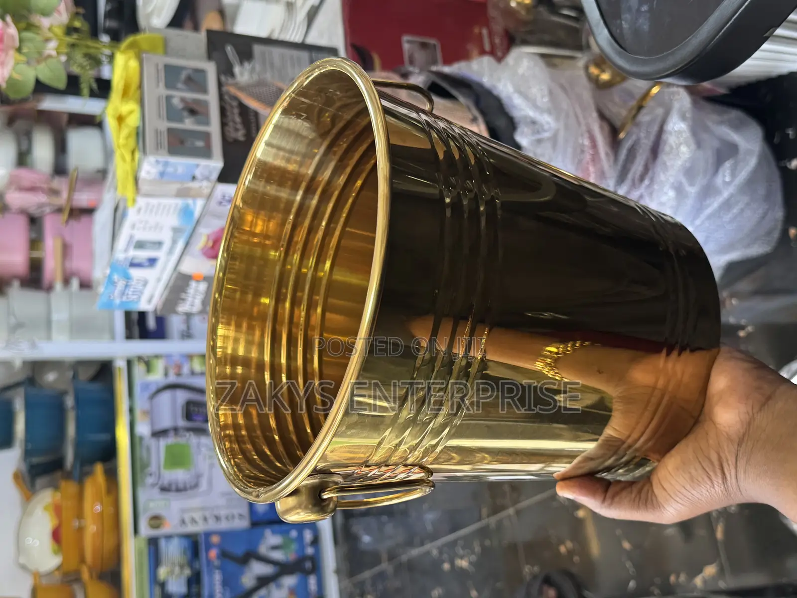 Golden Ice Bucket