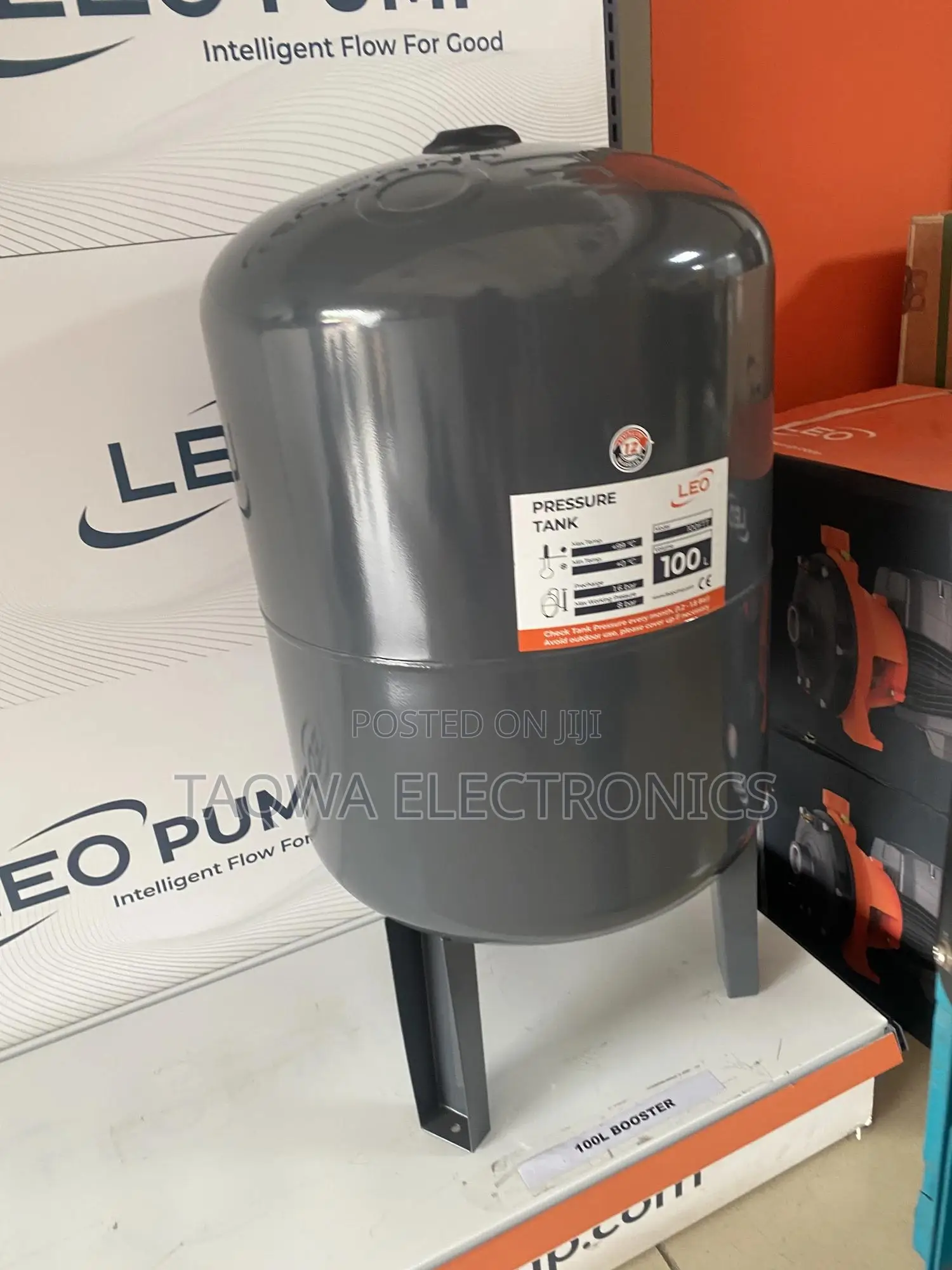 Capacity; 100l ,Leo Pressure Booster
