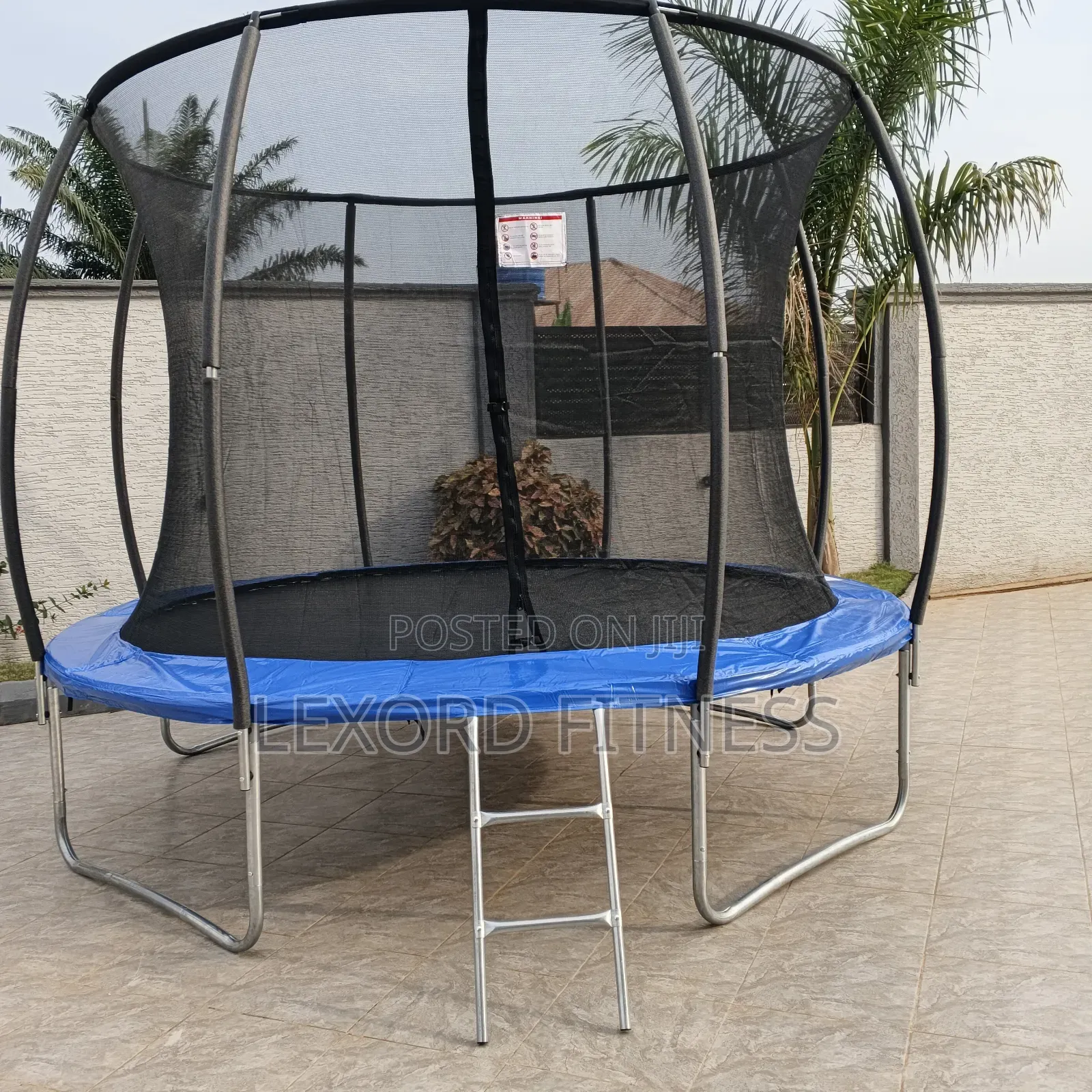 Trampoline 12ft With Safety Net Capacity 5-8