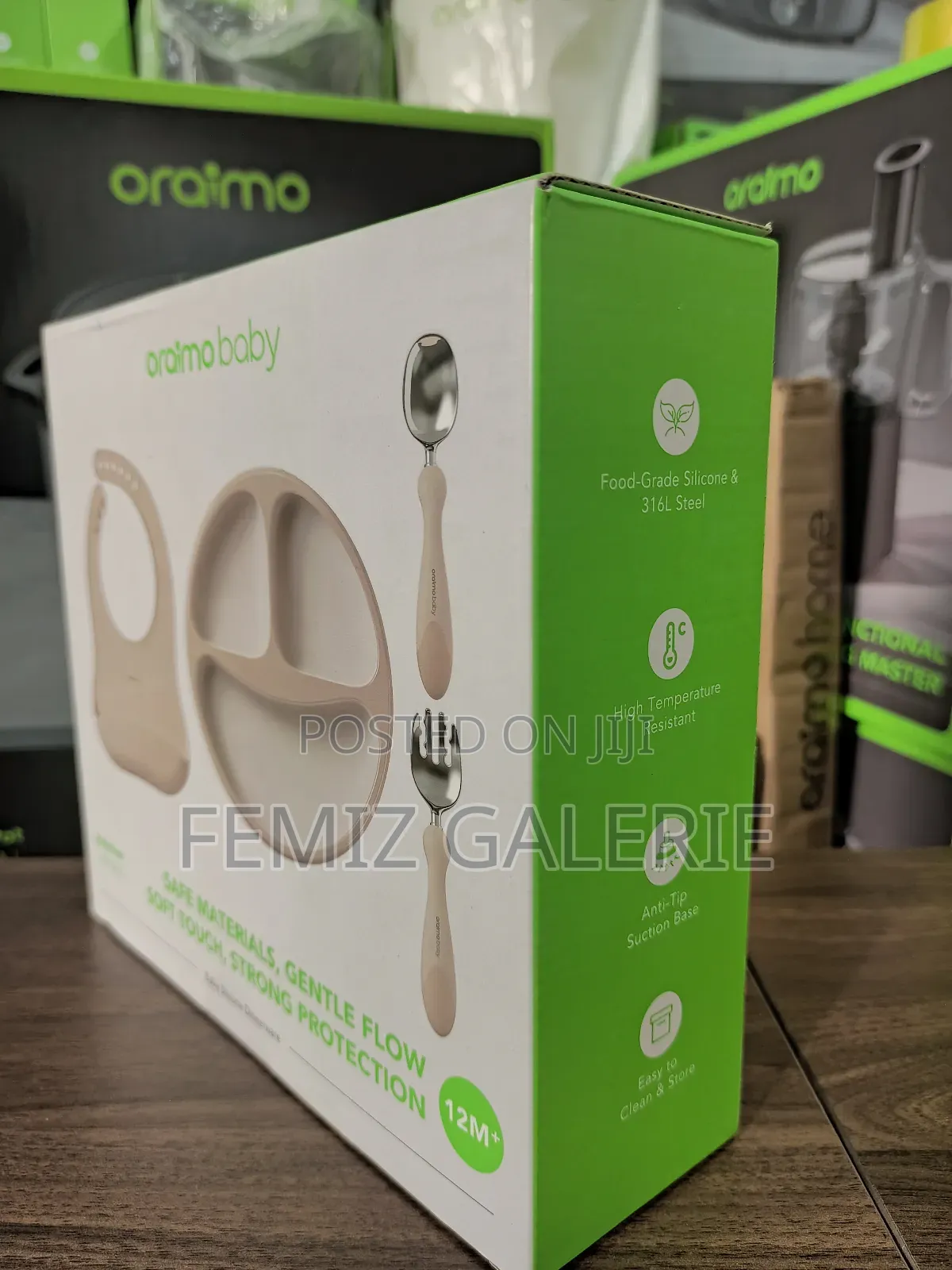 Oraimo Babyfeast Food-Grade Silicone Baby Dinnerware