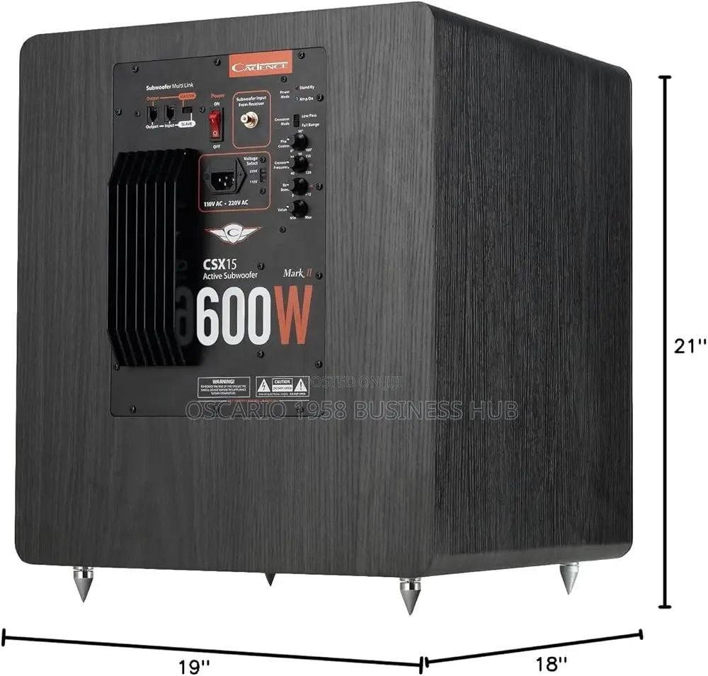 15”Active Subwoofer for Multiple Uses