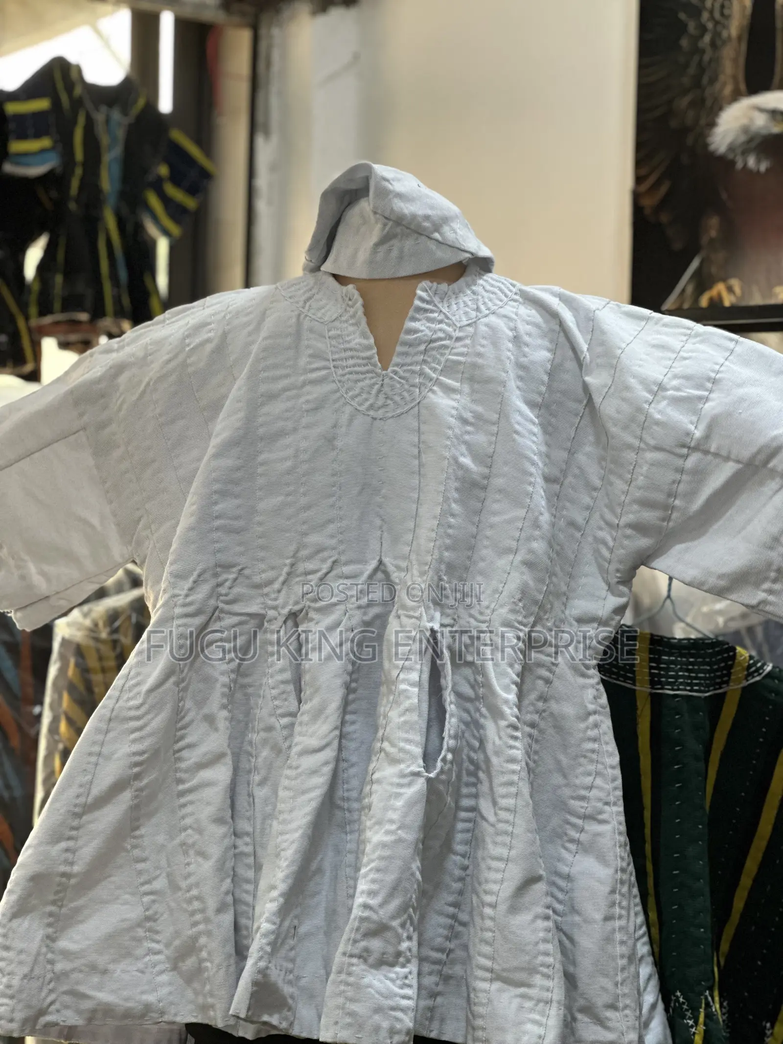 All White Men Fugu/Batakali/Smock Available