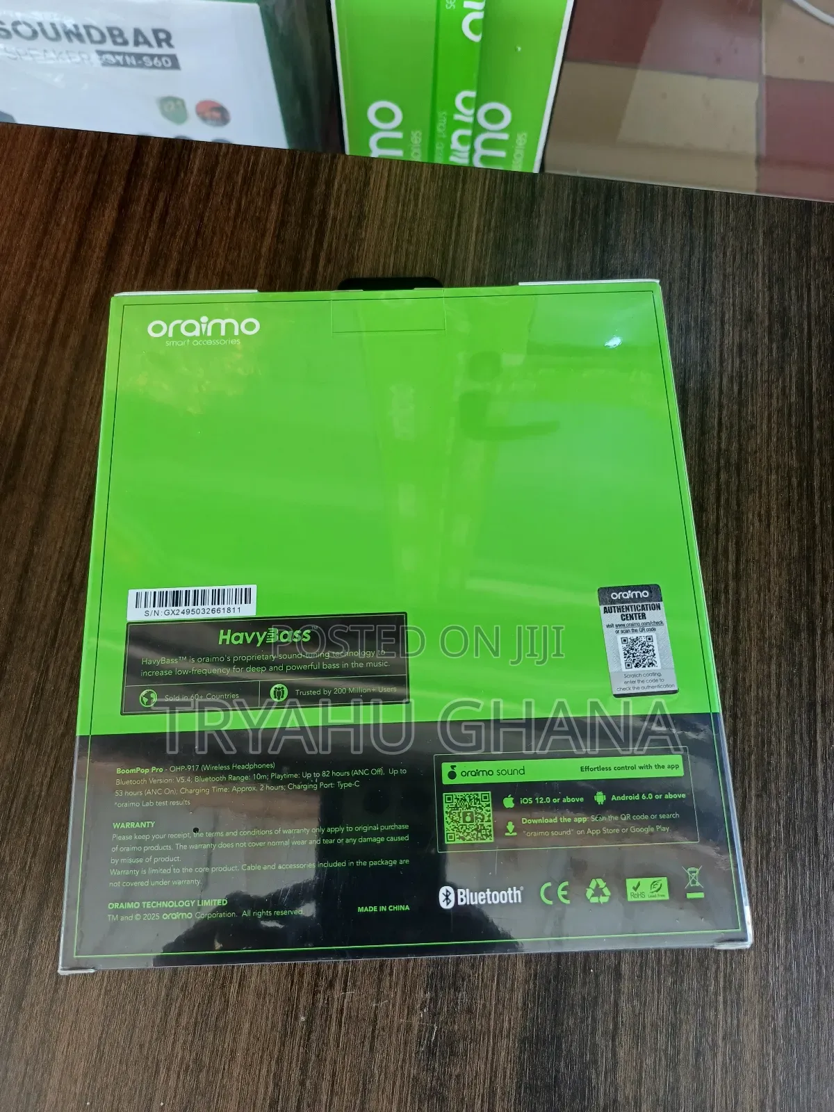 Oraimo Ohp-917 Boompop Pro – Anc Wireless Headphones With 82h Playtime