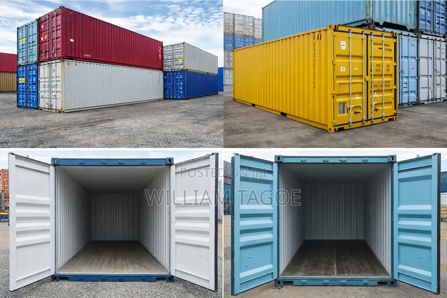 Standard Shipping Containers – Dry Refrigerated Available