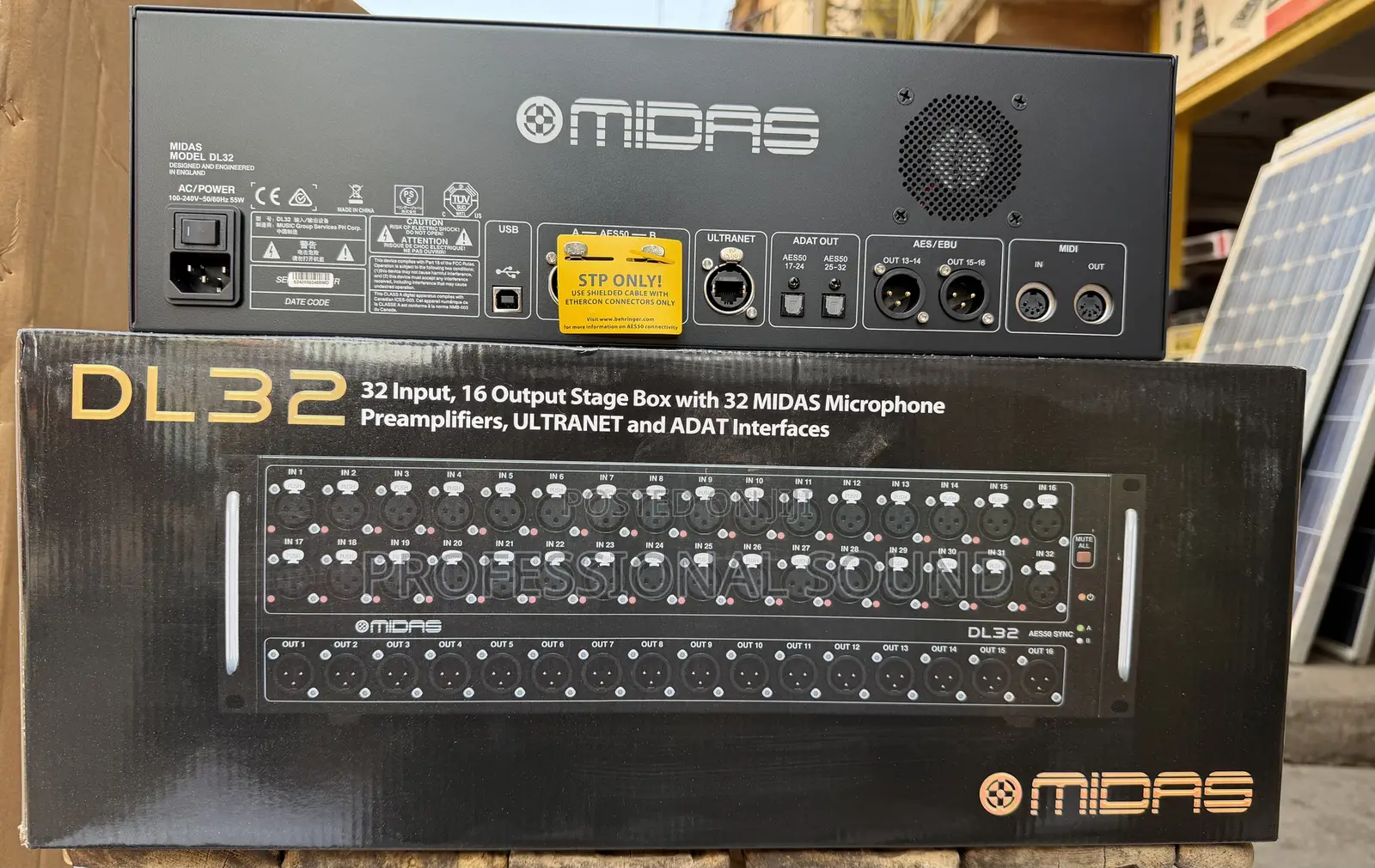 Midas Dl32 32 Input, 16 Output Stage Box.