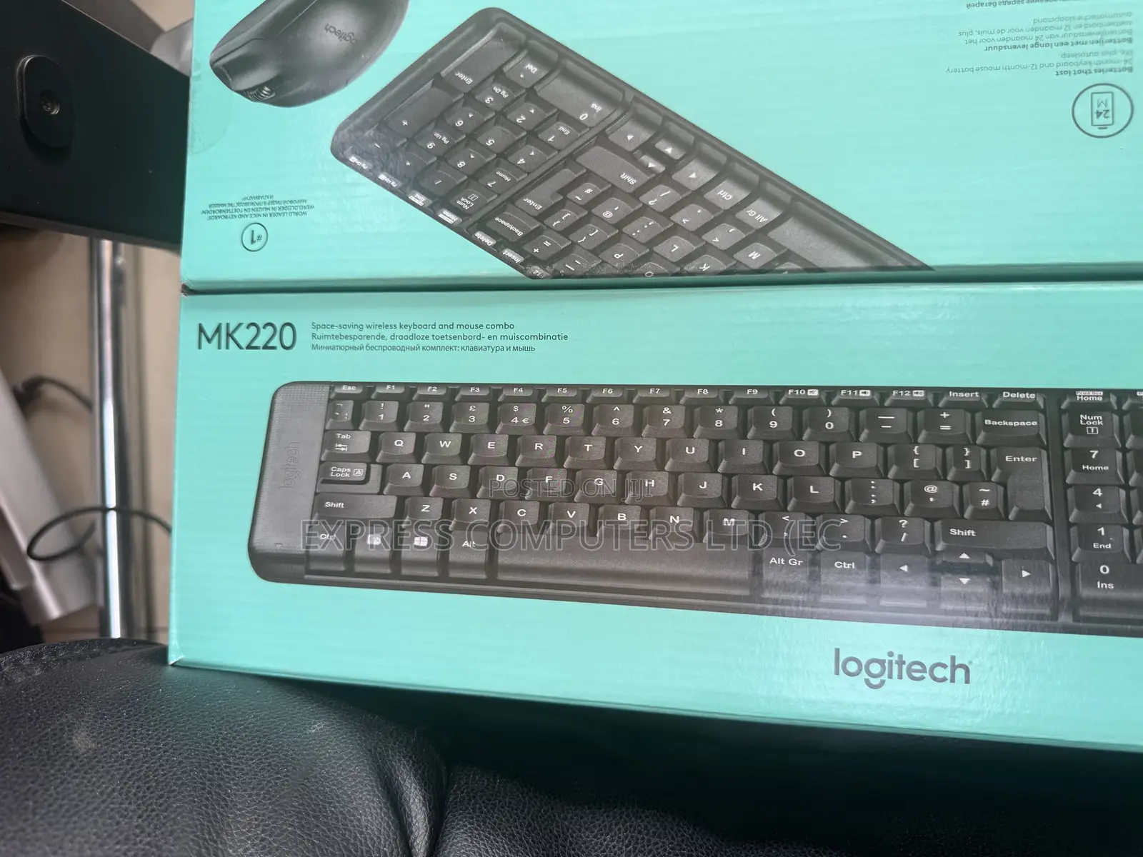 Logitech Mk220 Wireless Keyboard And Mouse Combo Wireless Original