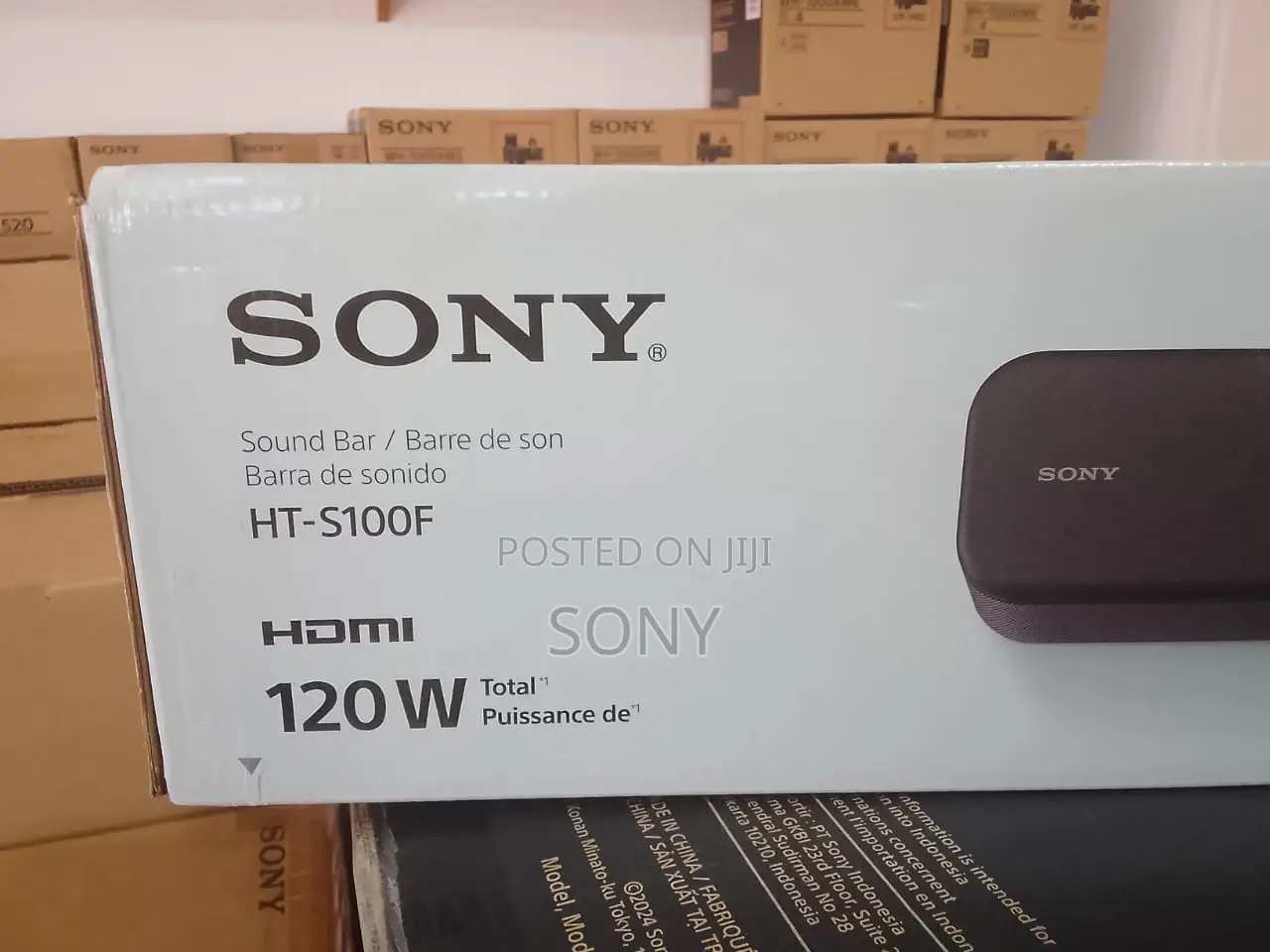 Sony Ht-S100f Soundbar – Cinema Sound With Optical Cable”
