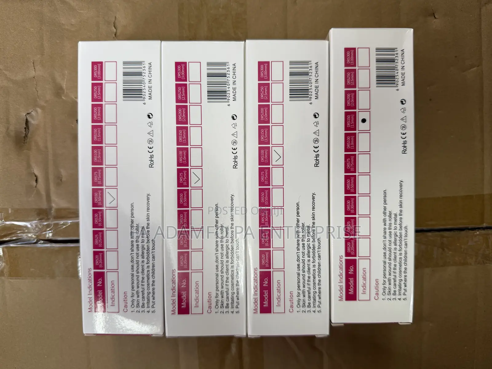 Derma Roller ( 0.5mm , 0.75 , 1.00 , 1.50 )