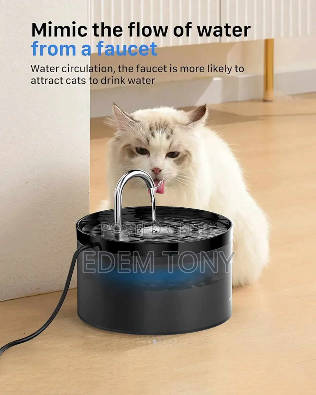 Giotohun Model H1 Pet Water Fountain.