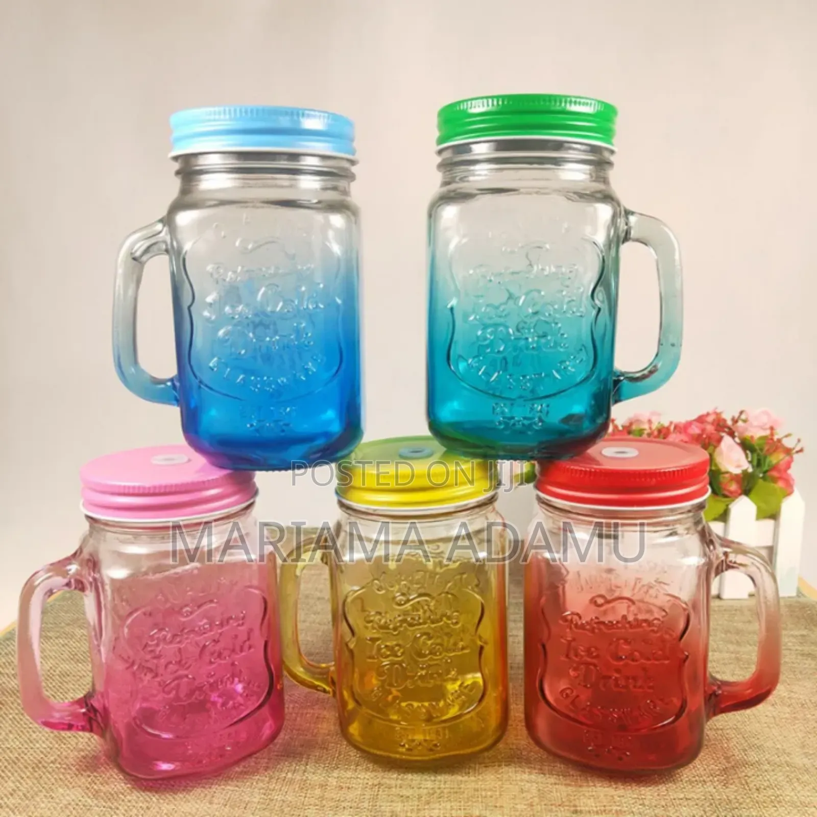 Glass Mug With Cover