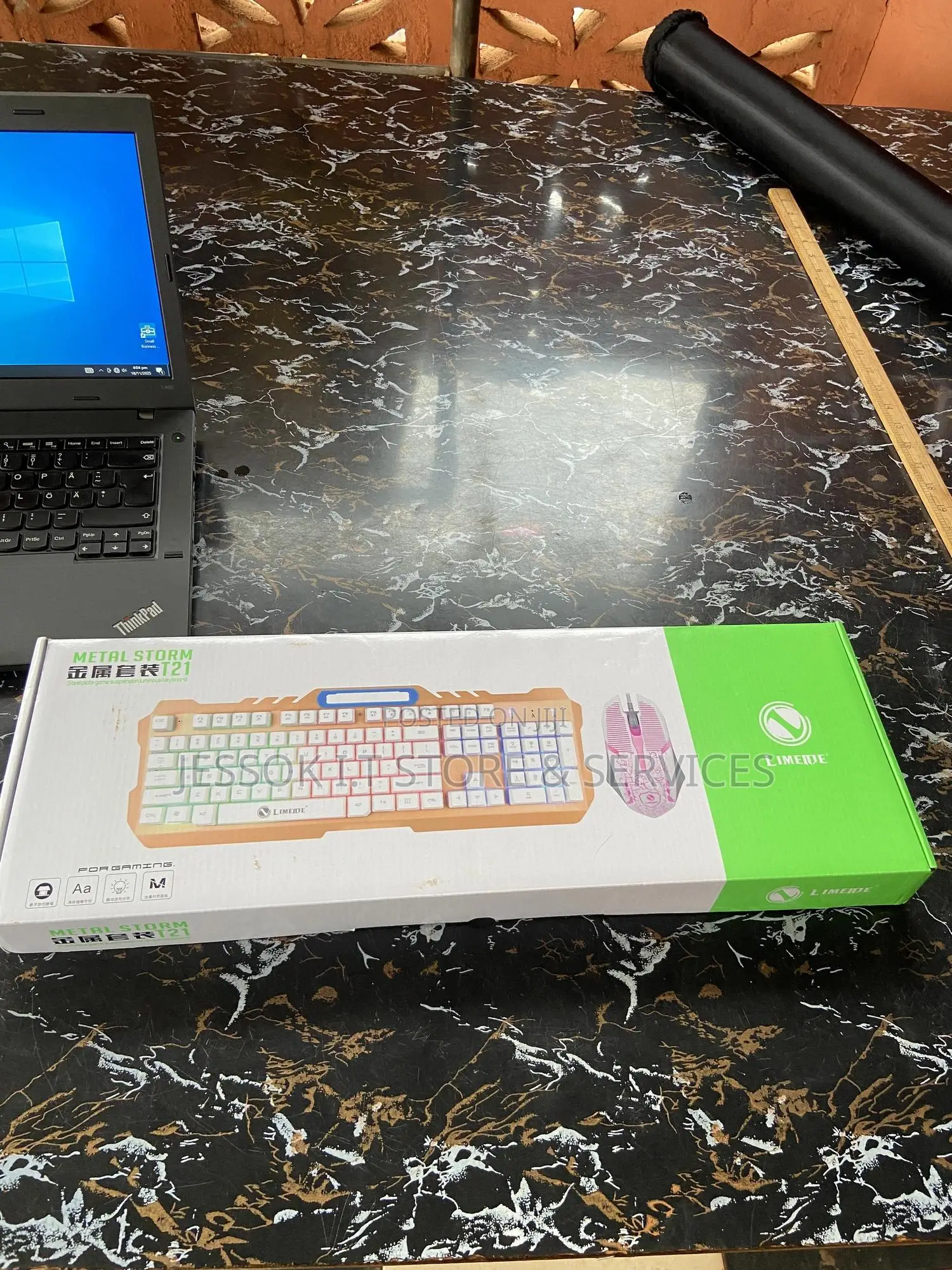 Usb Gaming Keyboard Mouse. Metal Storm