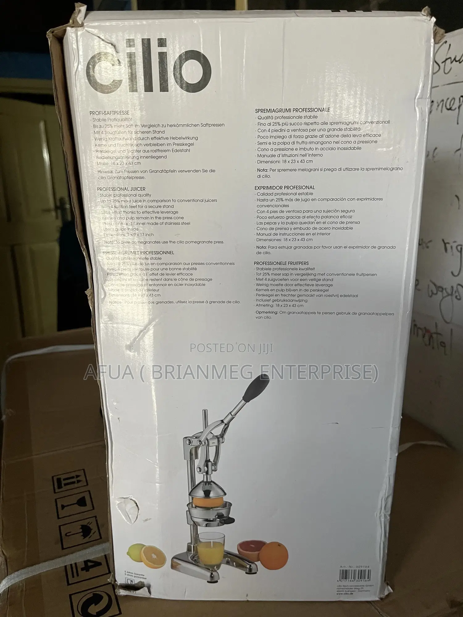 Cilio Industrial Juicer Press Originally German Made
