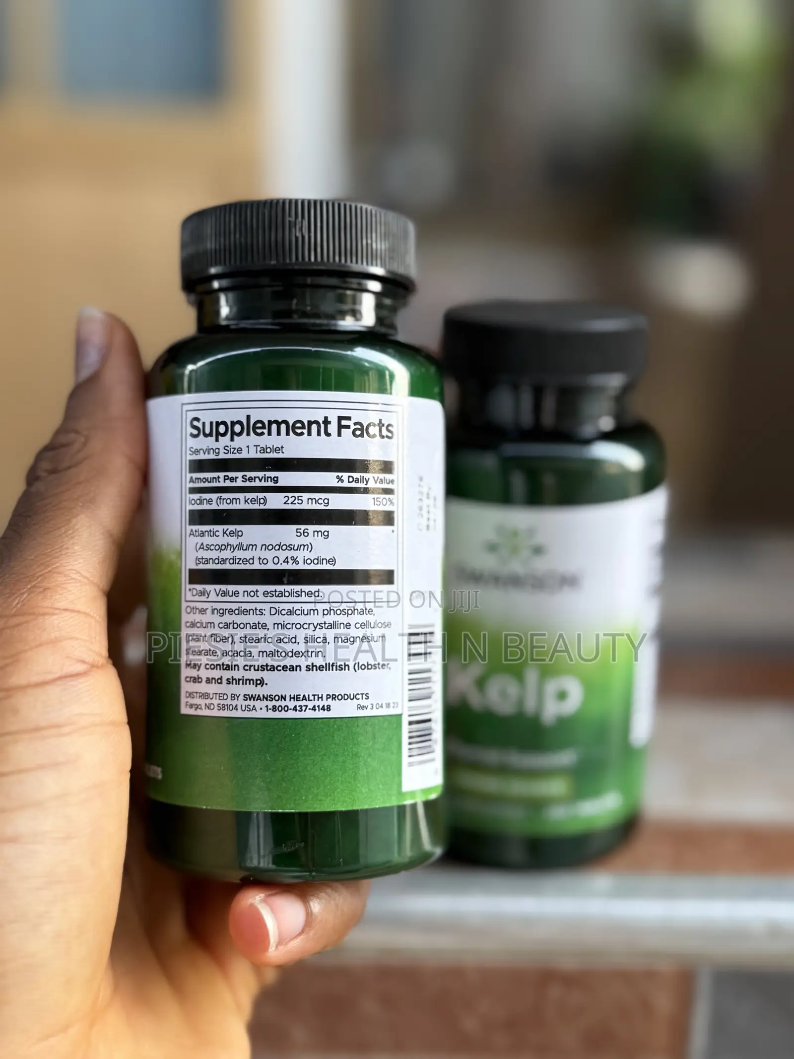 Swanson Kelp Iodine Source, 250 Tablets, Supports Healthy Thyroid .