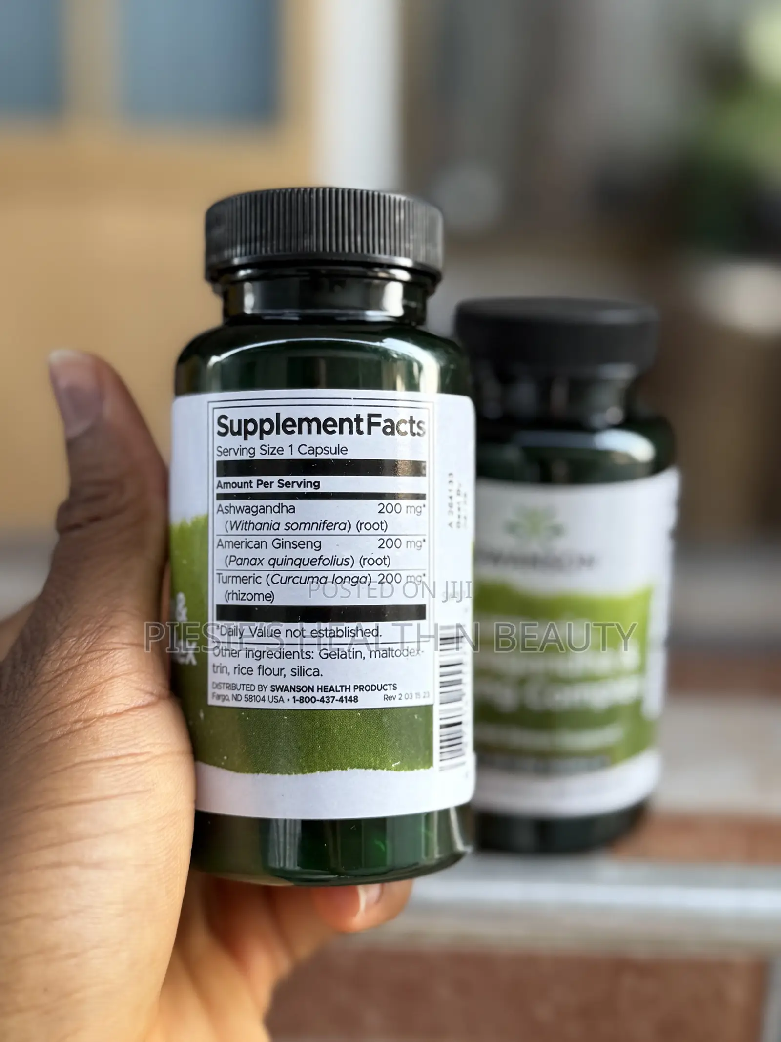 Swanson Turmeric, Ashwagandha Ginseng Complex