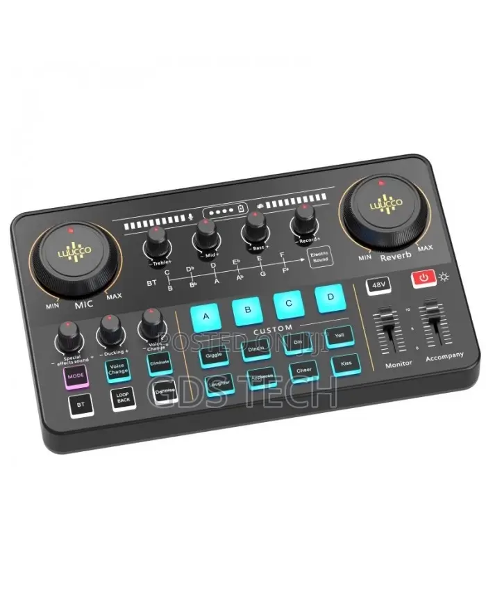 Luucco Mi-2 Audio Interface With Mixer and Sound Card