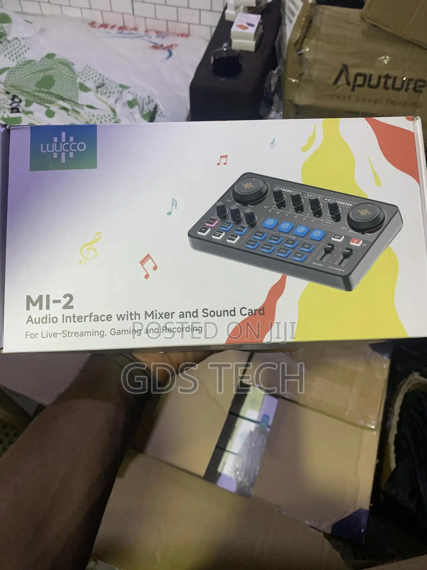 Luucco Mi-2 Audio Interface With Mixer and Sound Card