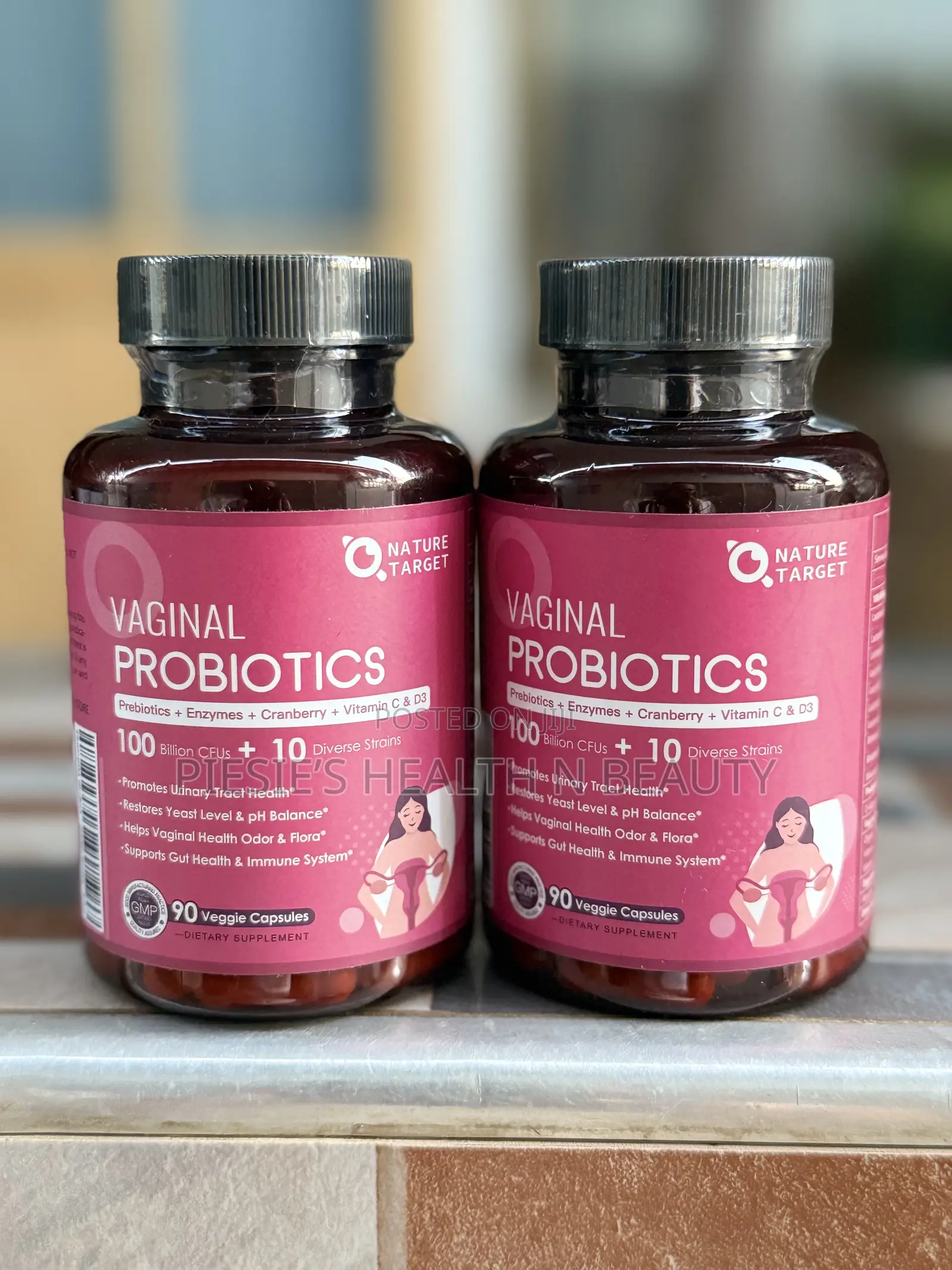 Nature Target Vaginal Probiotics,100billion Cfus Probiotics Prebiotic