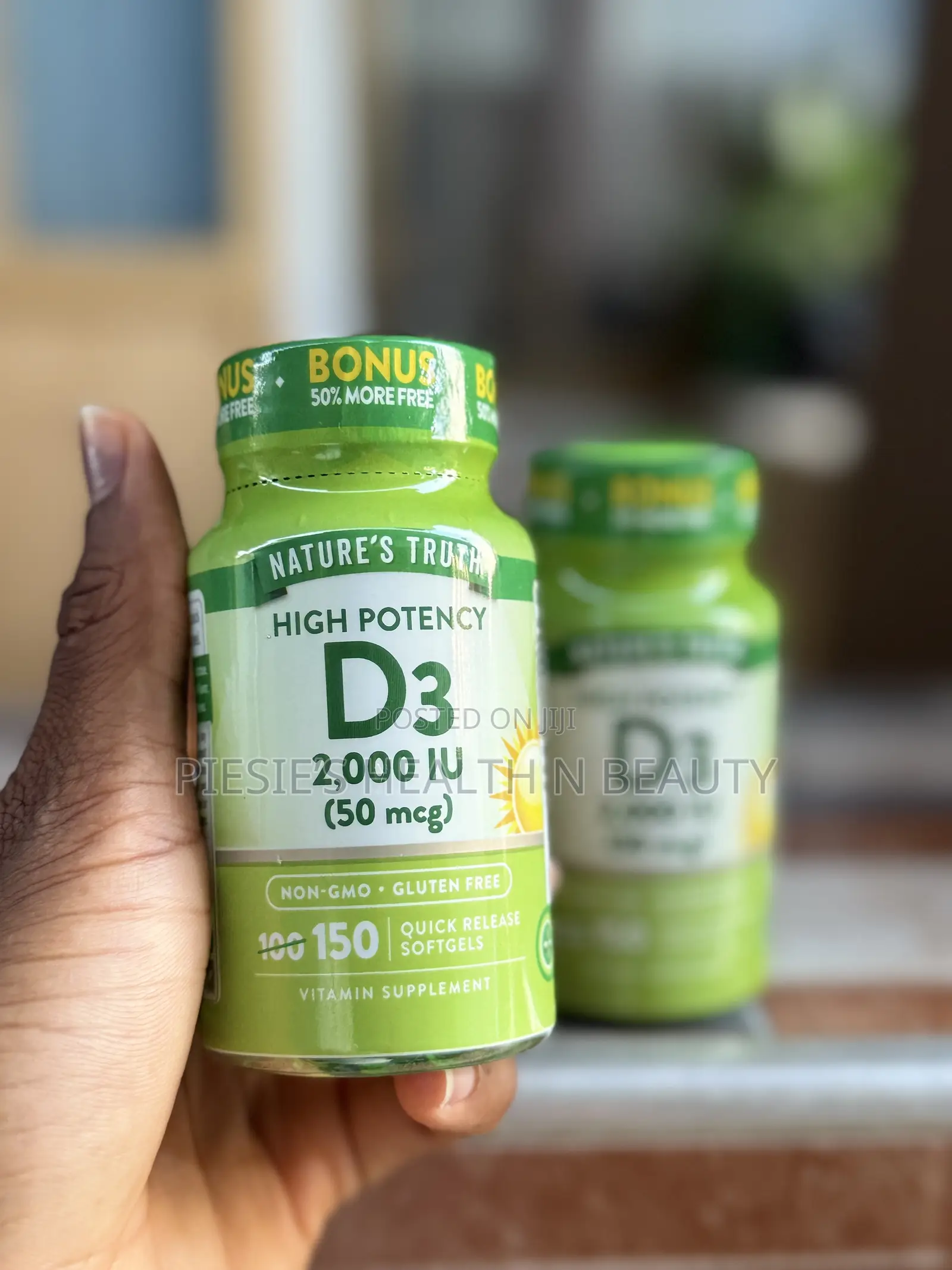 Nature’S Truth Vitamin D3 2000 Iu (50 McG), 150 Softgels