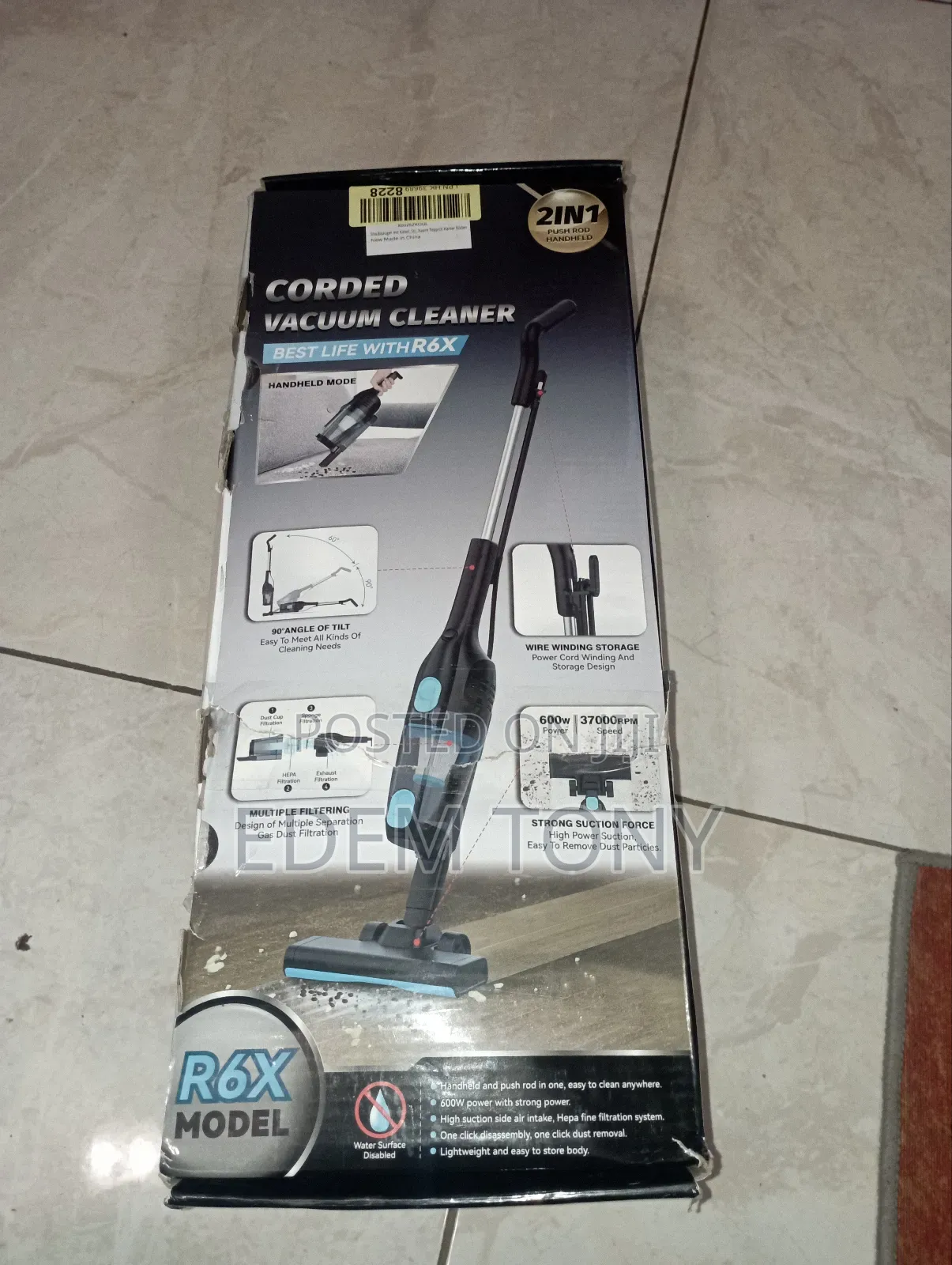 Vazone R6x 2-in-1 Corded Stick Vacuum Cleaner