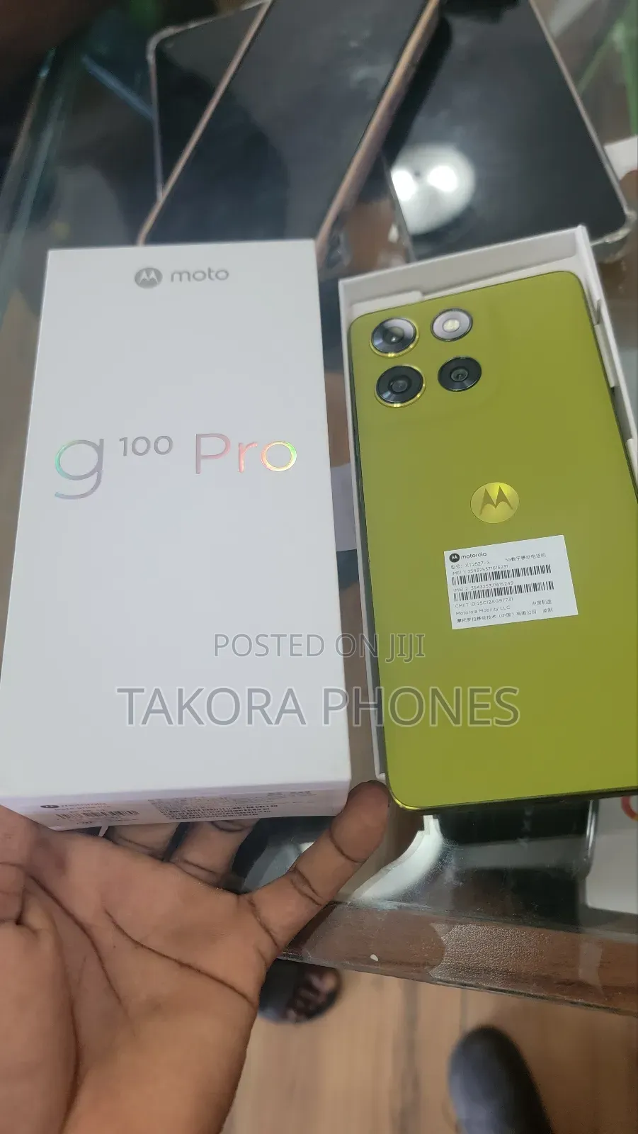 New Motorola Moto G100 256 GB Green