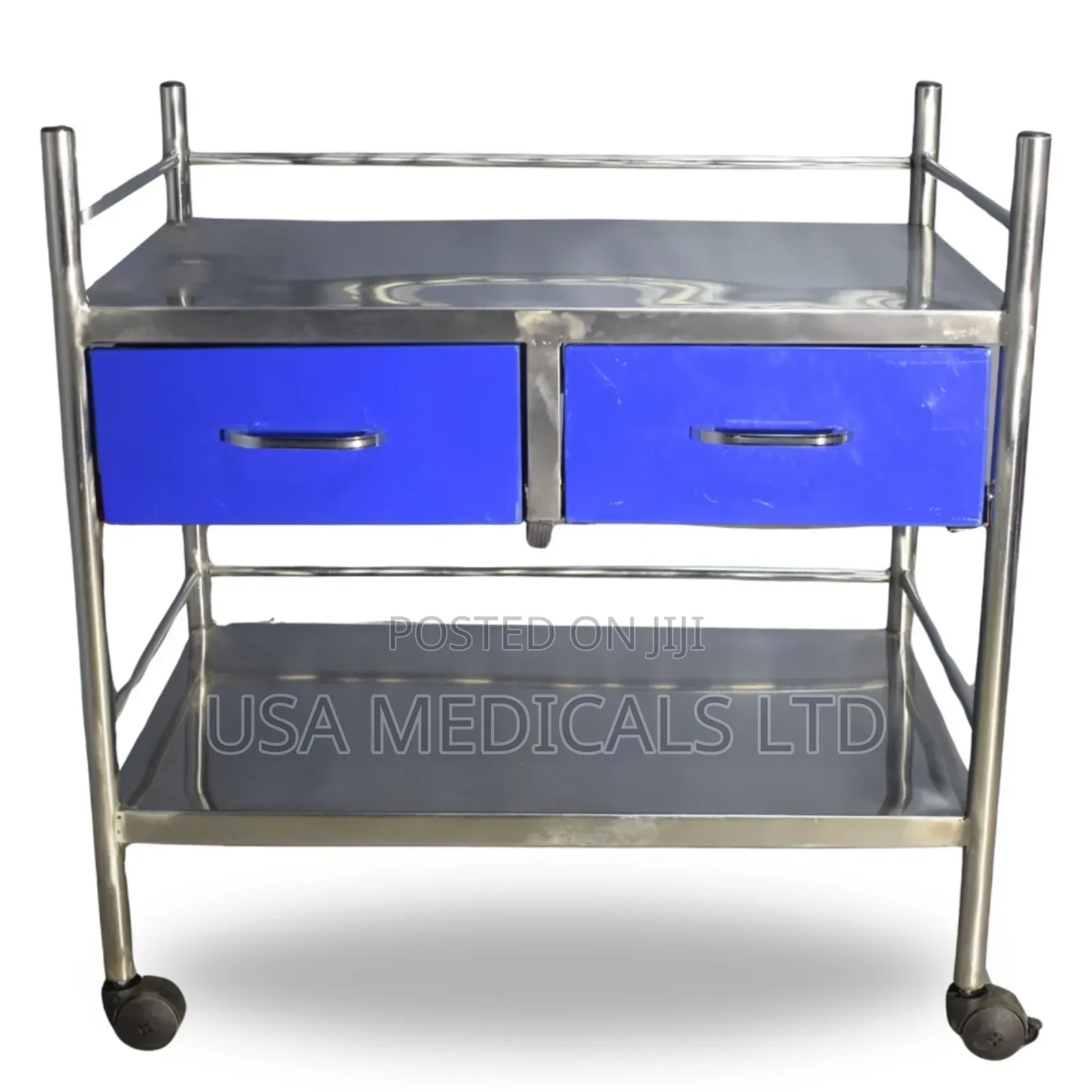Medicine Trolley With 2 Drawers