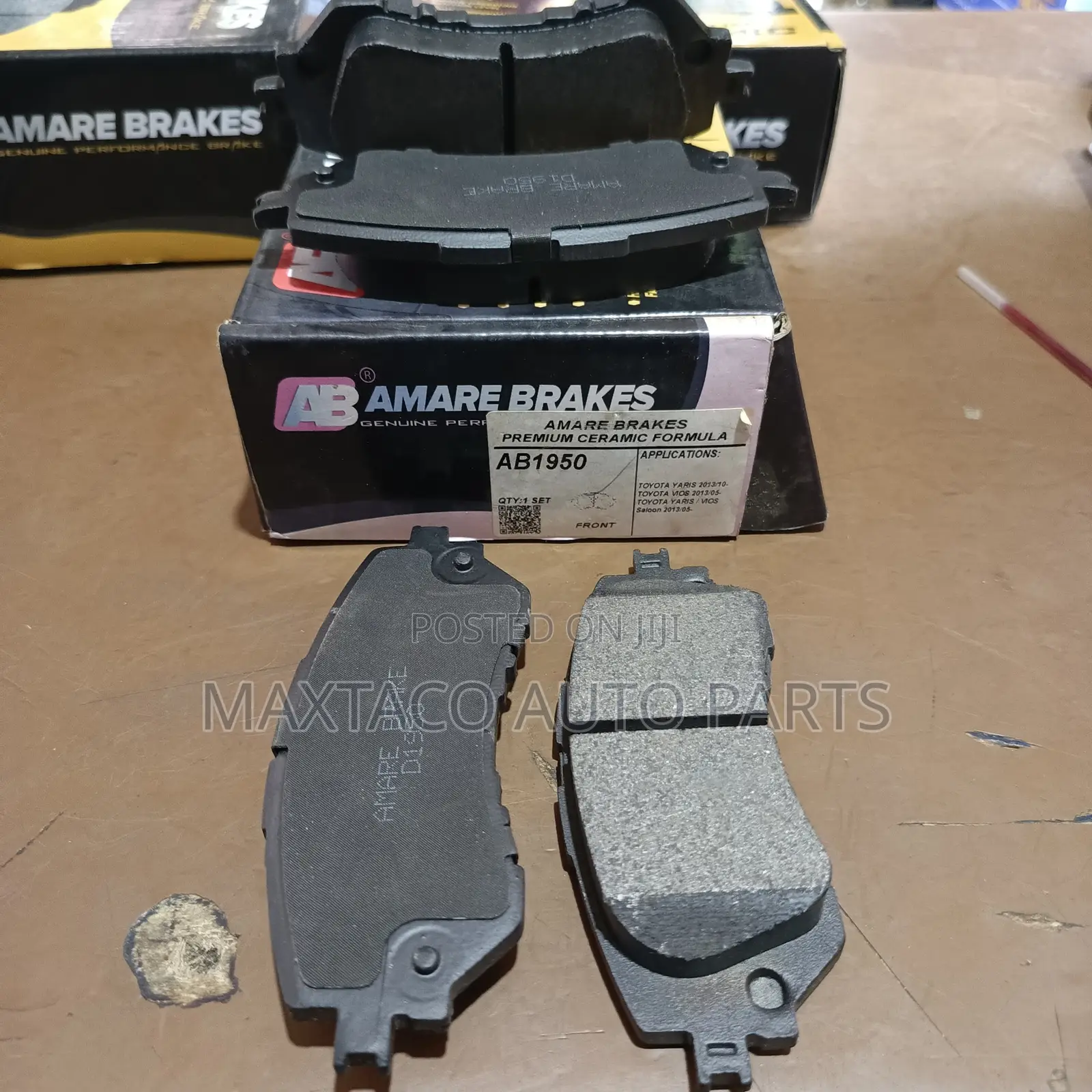 Amare Ab1950 Premium Brake Pad for Toyota Yaris 2010/2013