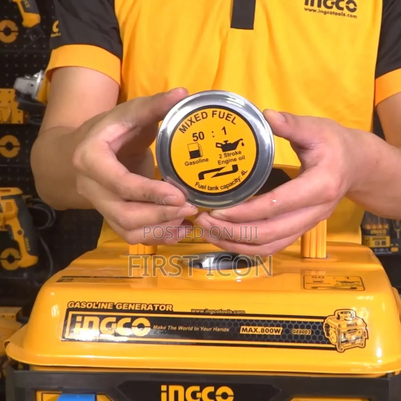 800w Portable Gasoline Generator - Ingco Ge8002