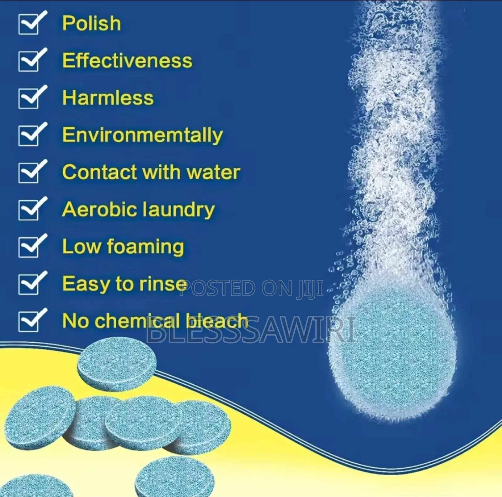 Solid Car Windscreen Cleaner Tablet