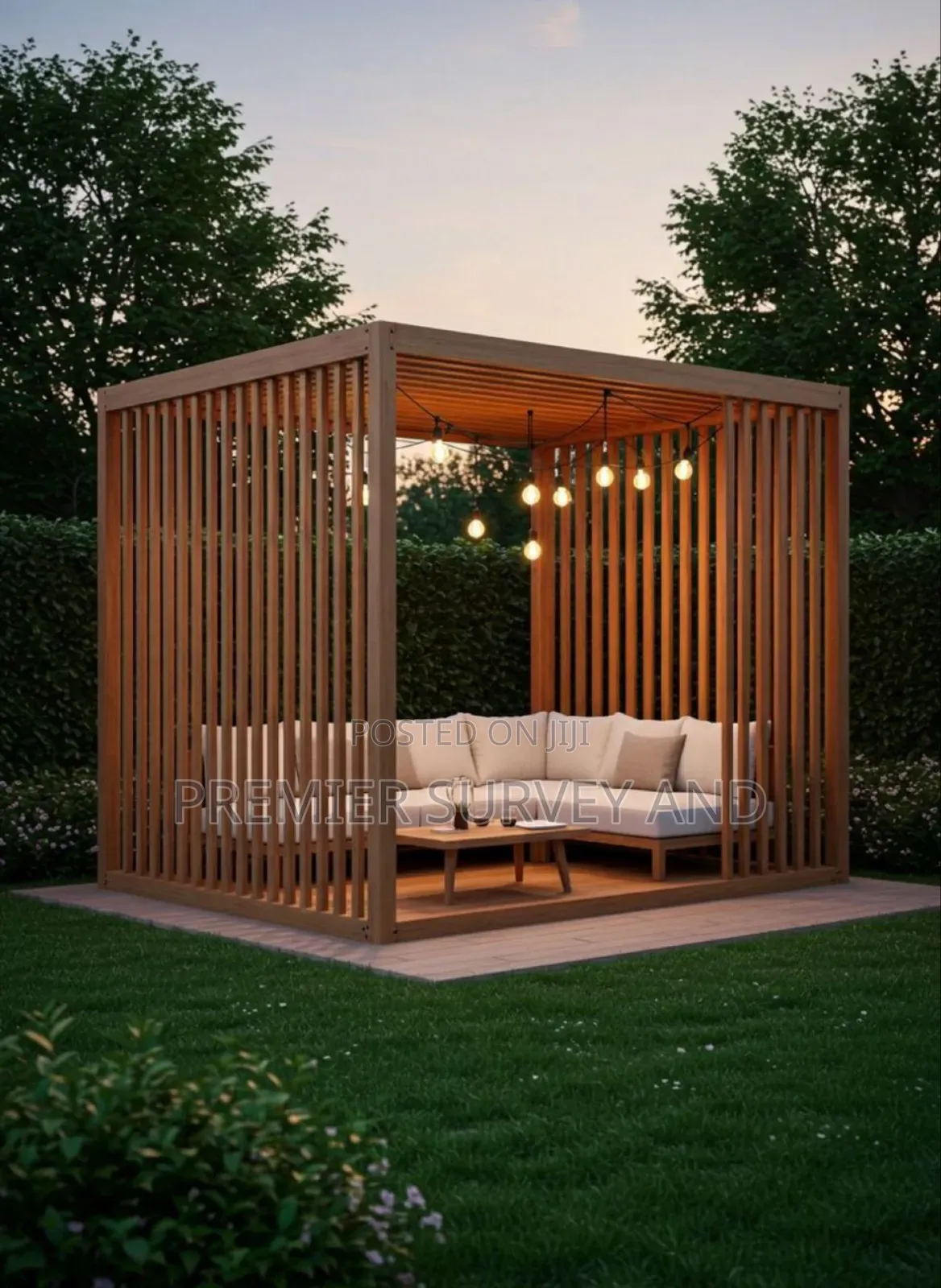 Modern Wooden Pergola