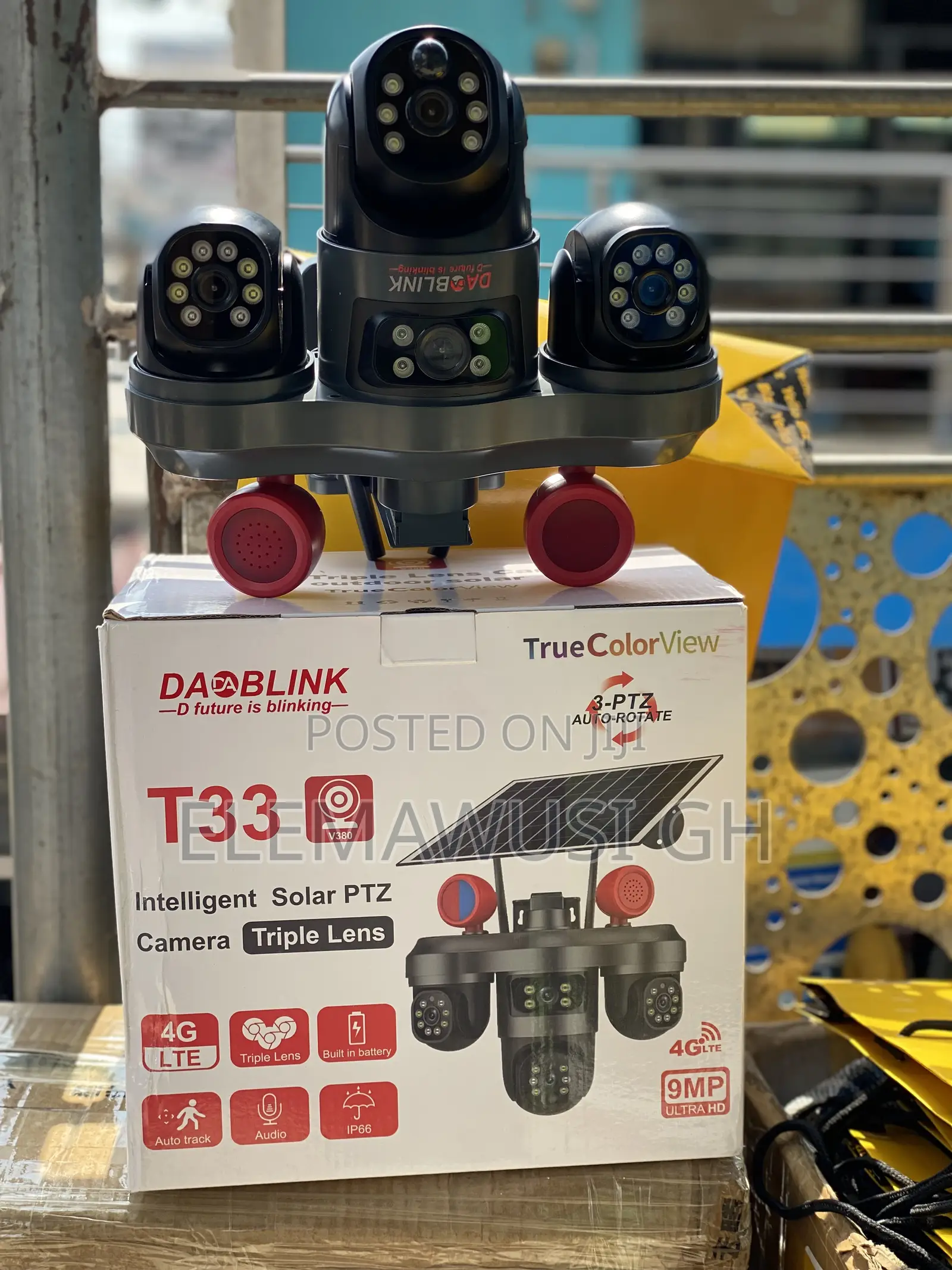 V30pro 4g 3ptz Solar Cctv Camera