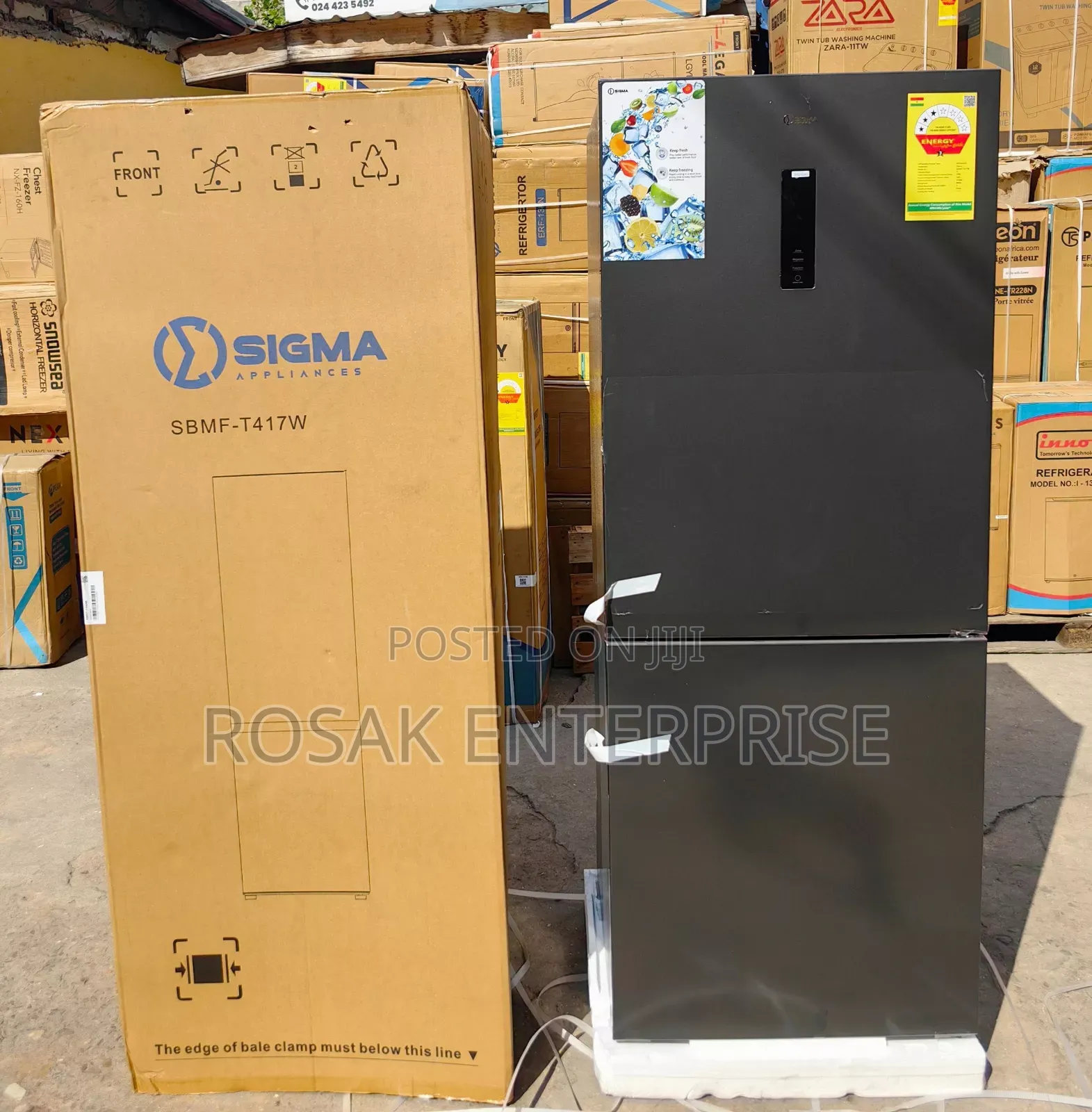 Sigma Bottom *Freezer* Fridge Size *417ltrs* *Very* *Spacious*