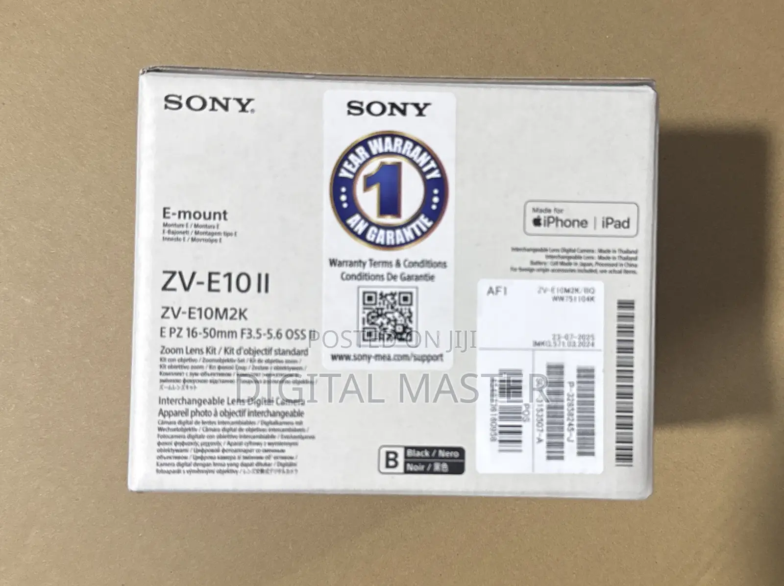 Sony Zv-e10 Ii Mirrorless Camera With 16-50mm Lens