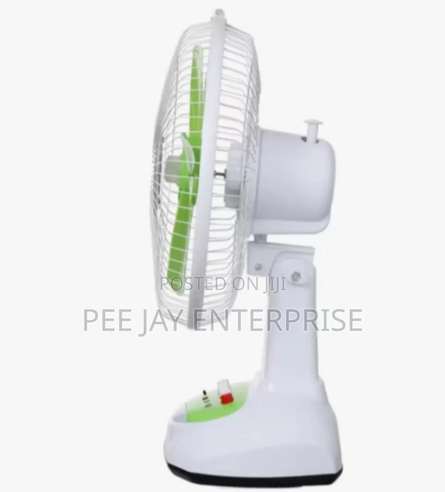 Rechargeable Solar Fan With Battery Backup + Led Light