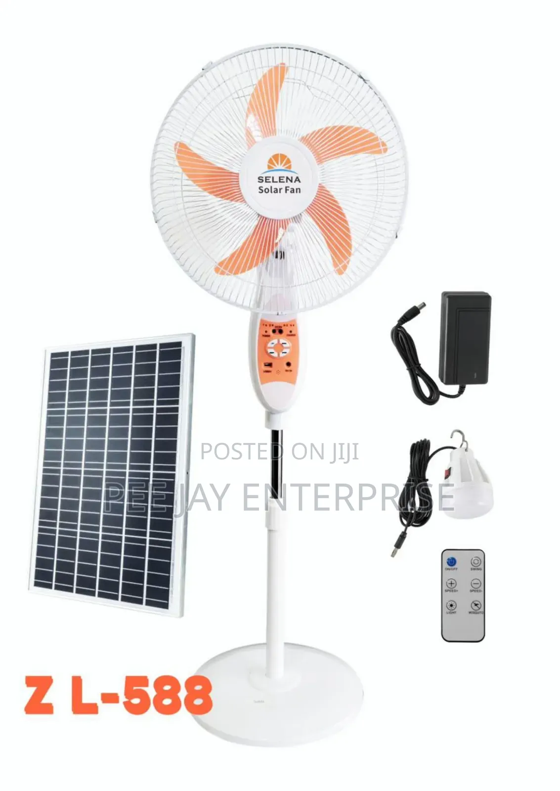 Rechargeable Multimedia Solar Fan
