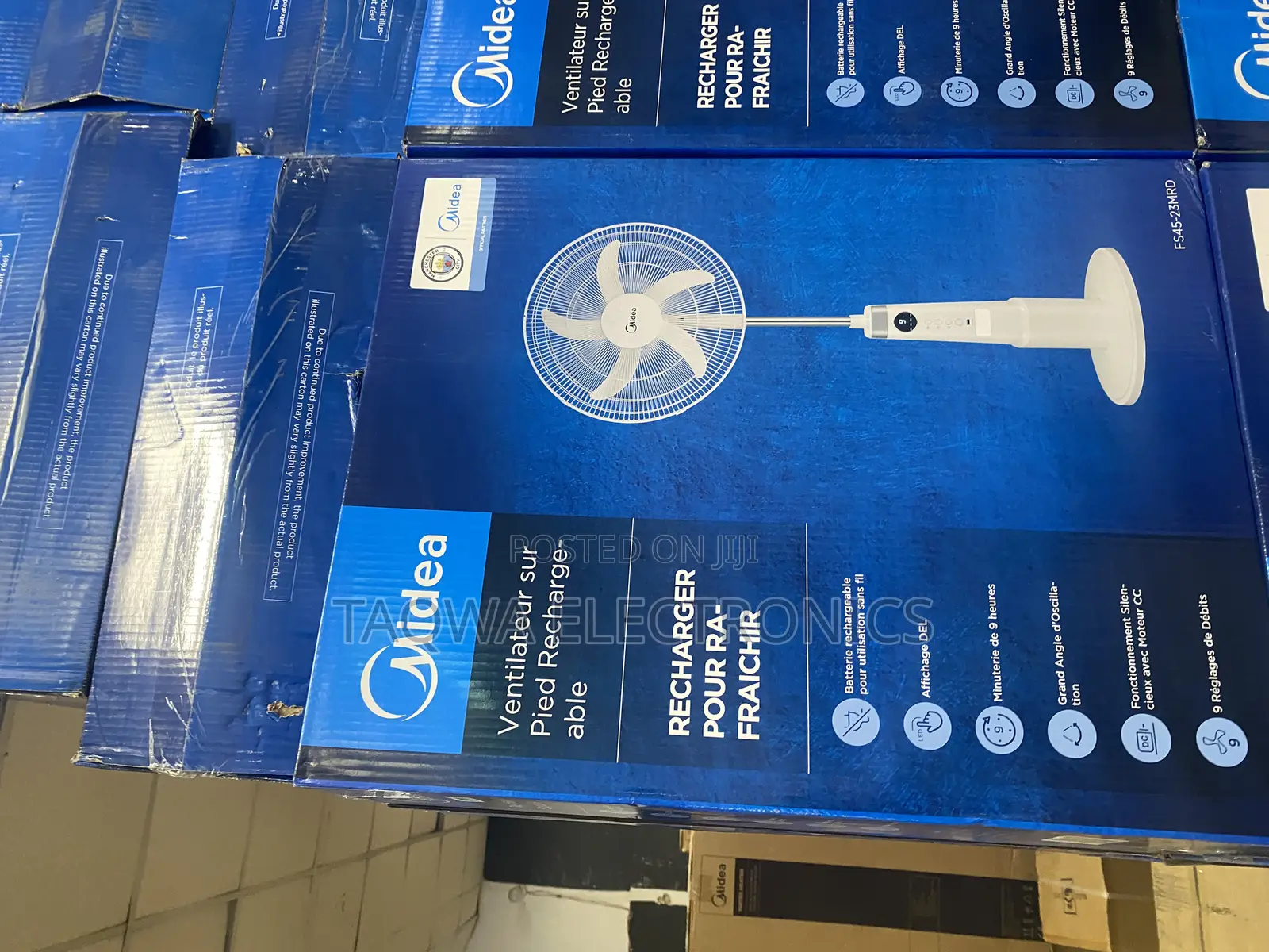 Saving Energy Midea Rechargeable Fan