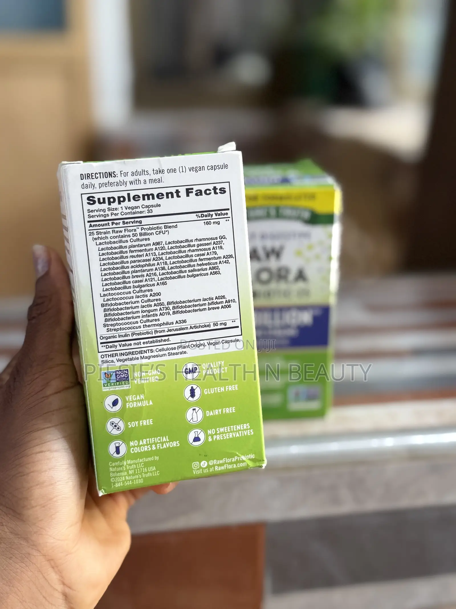 Nature’S Truth Daily Digestive Probiotic - 50 Billion, 33 Capsules
