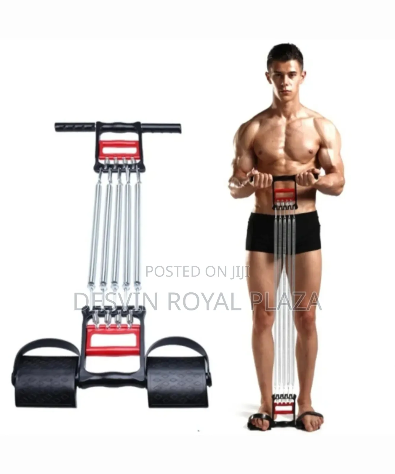 Chest Expander, Tummy Trimmer, Hand Grip ( 3 in 1 )