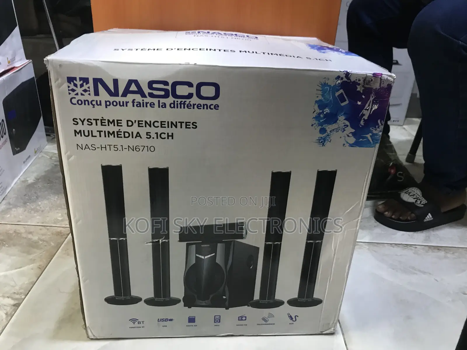 Nasco Nas-Ht5.1-N6710-45watt Home Theater System