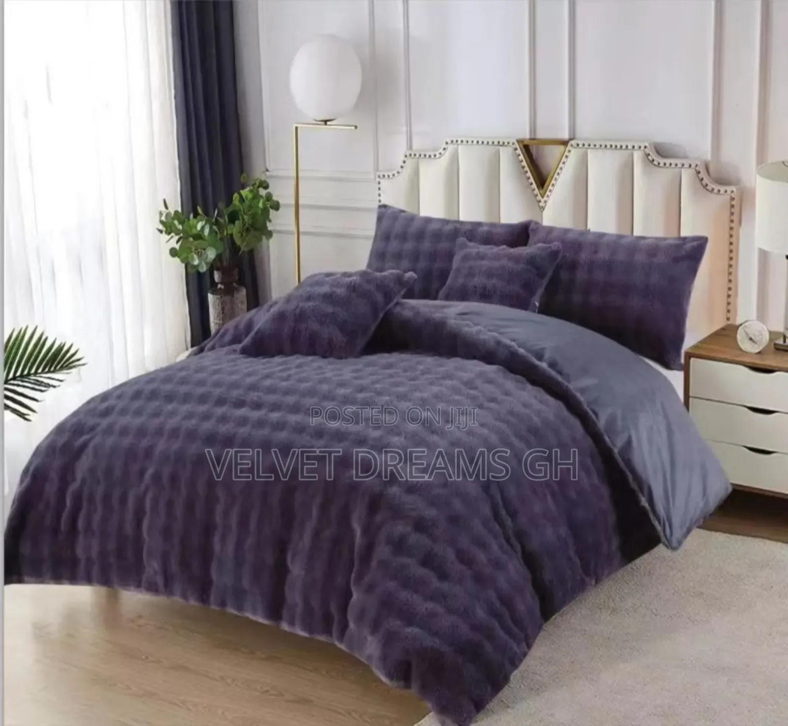 6 Pieces Fluffy Duvet Set Soft, Warm Luxury Bedding