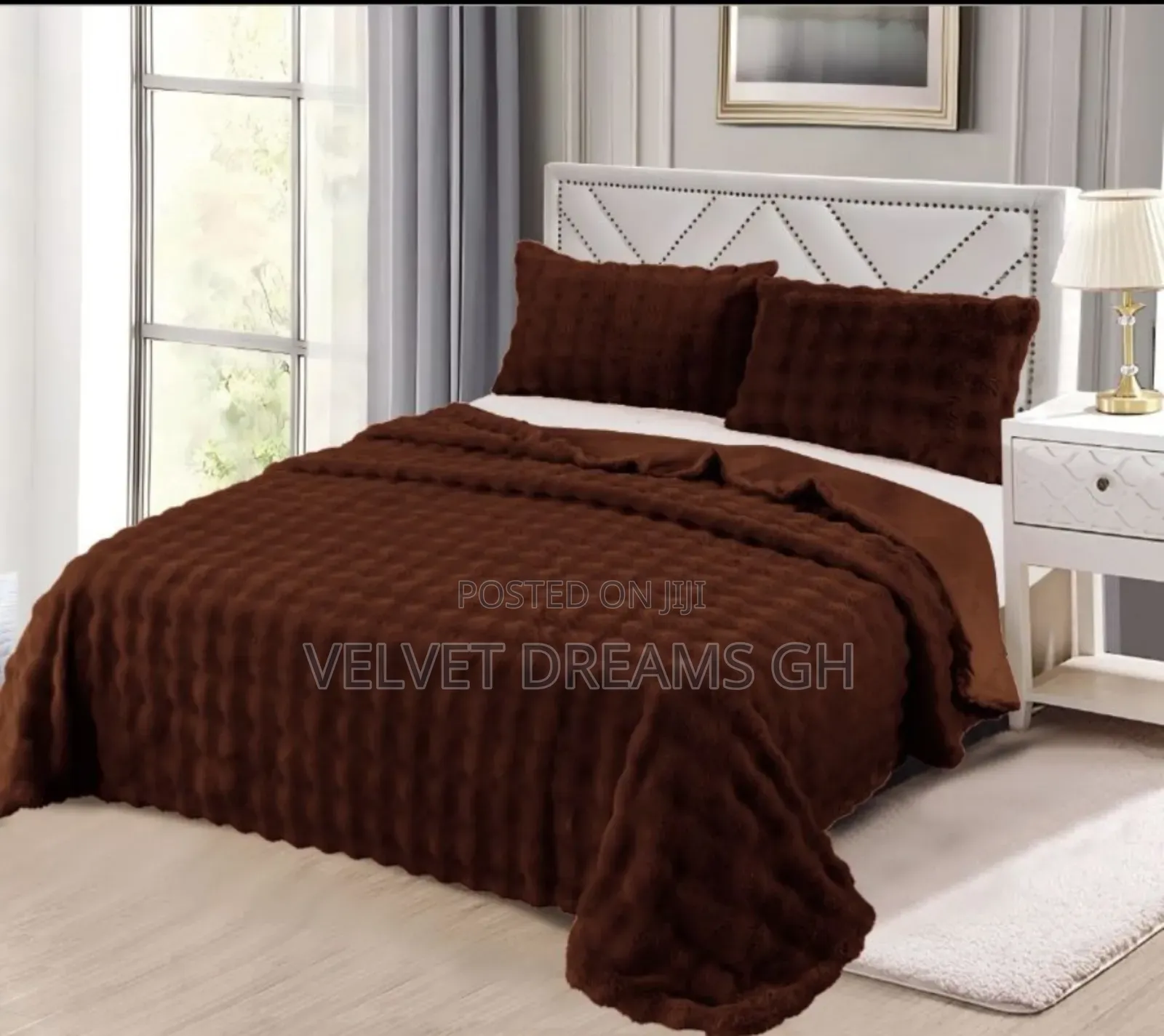 6 Pieces Fluffy Duvet Set Soft, Warm Luxury Bedding