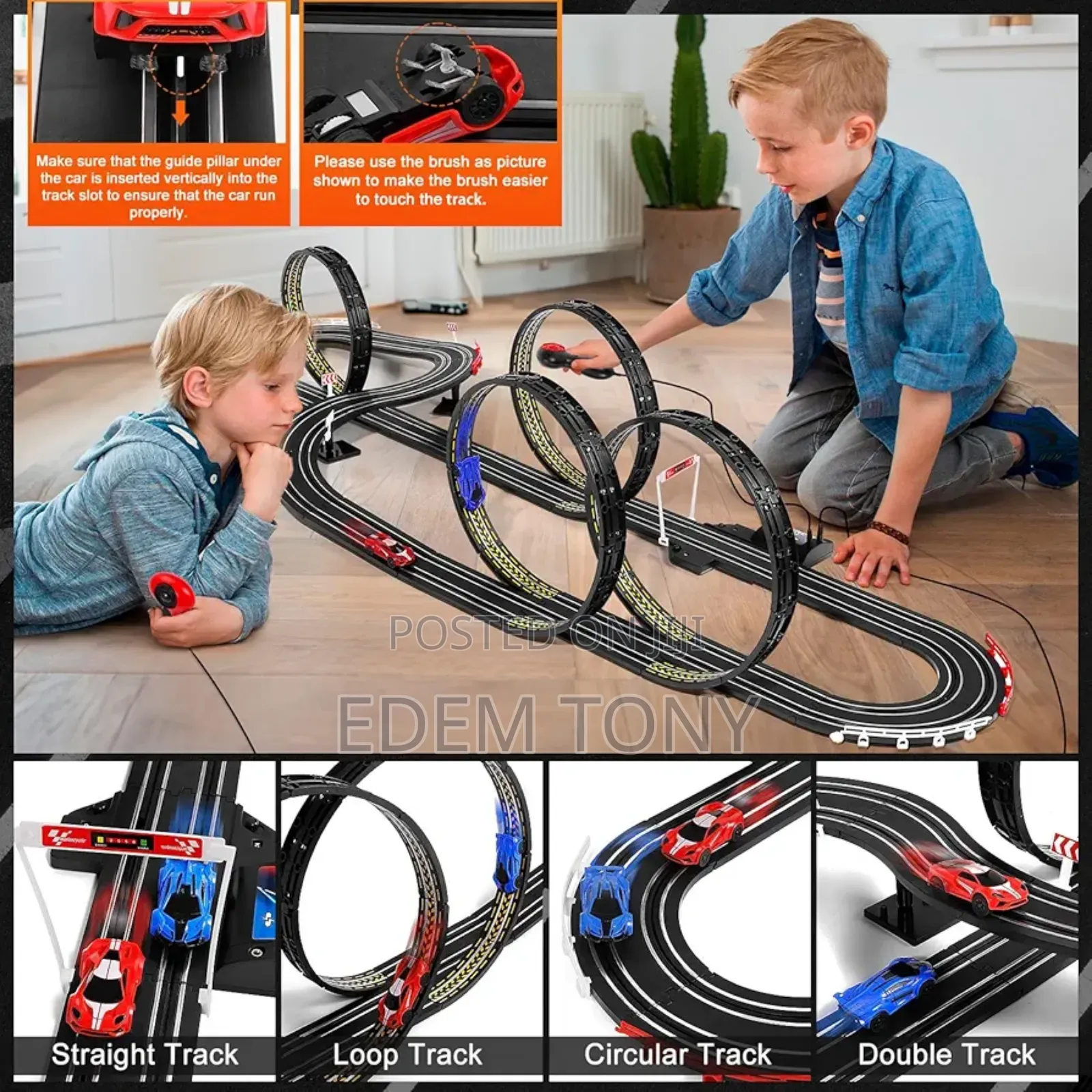 Slot Car Racing Track Set